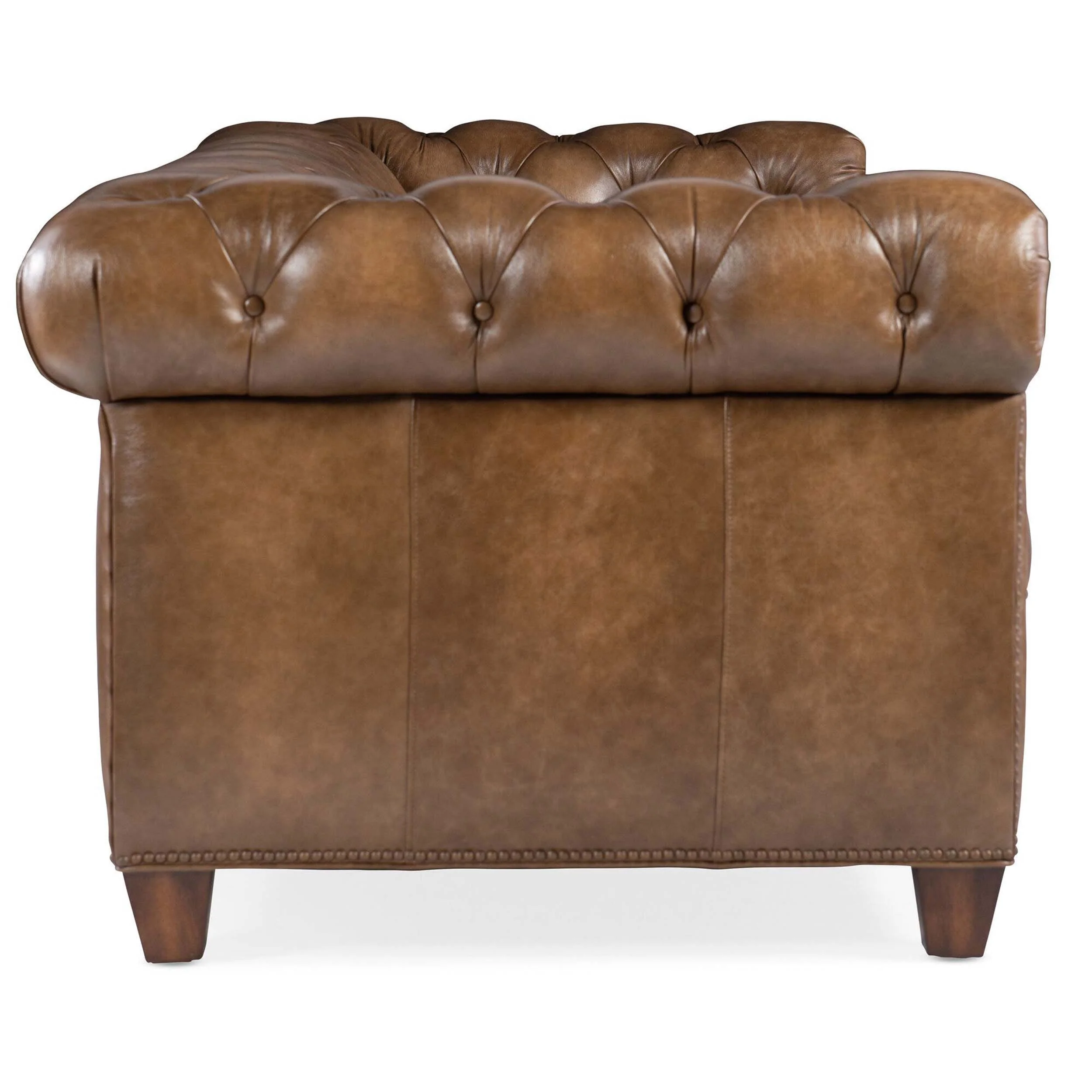 Chester Leather Tufted Sofa, Tianran Nature - Image 2