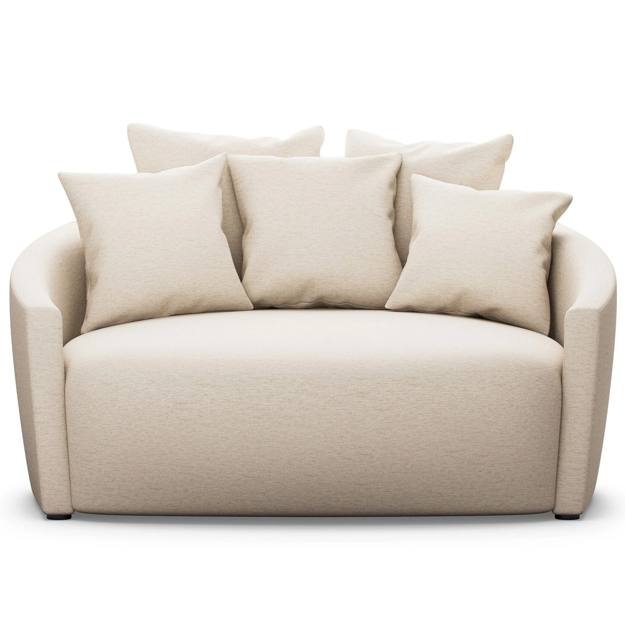 Chloe Media Lounger, Nomad Snow by Four Hands