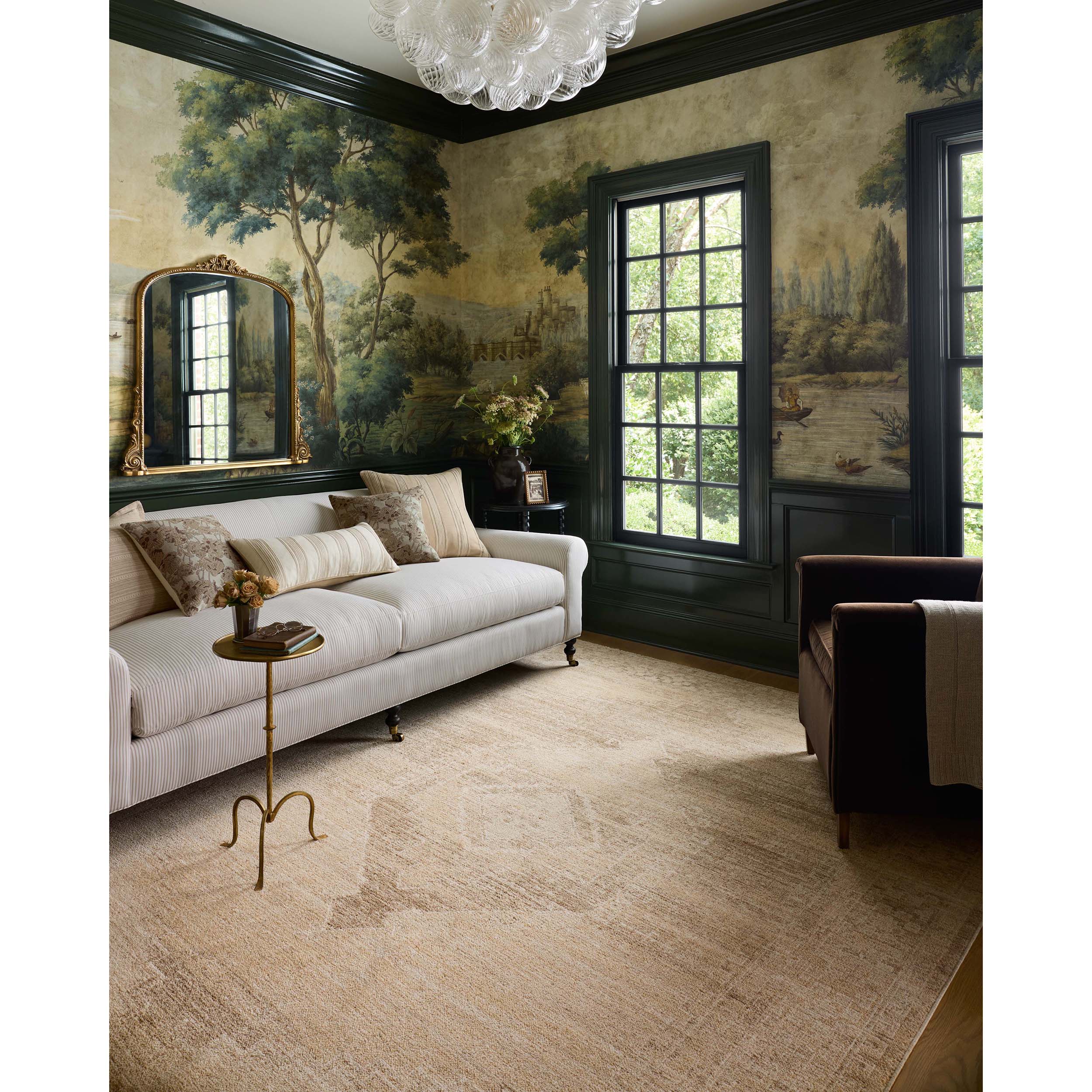 Chris Loves Julia × Loloi Rug Palma PLM-07, Wheat/Taupe - Image 5