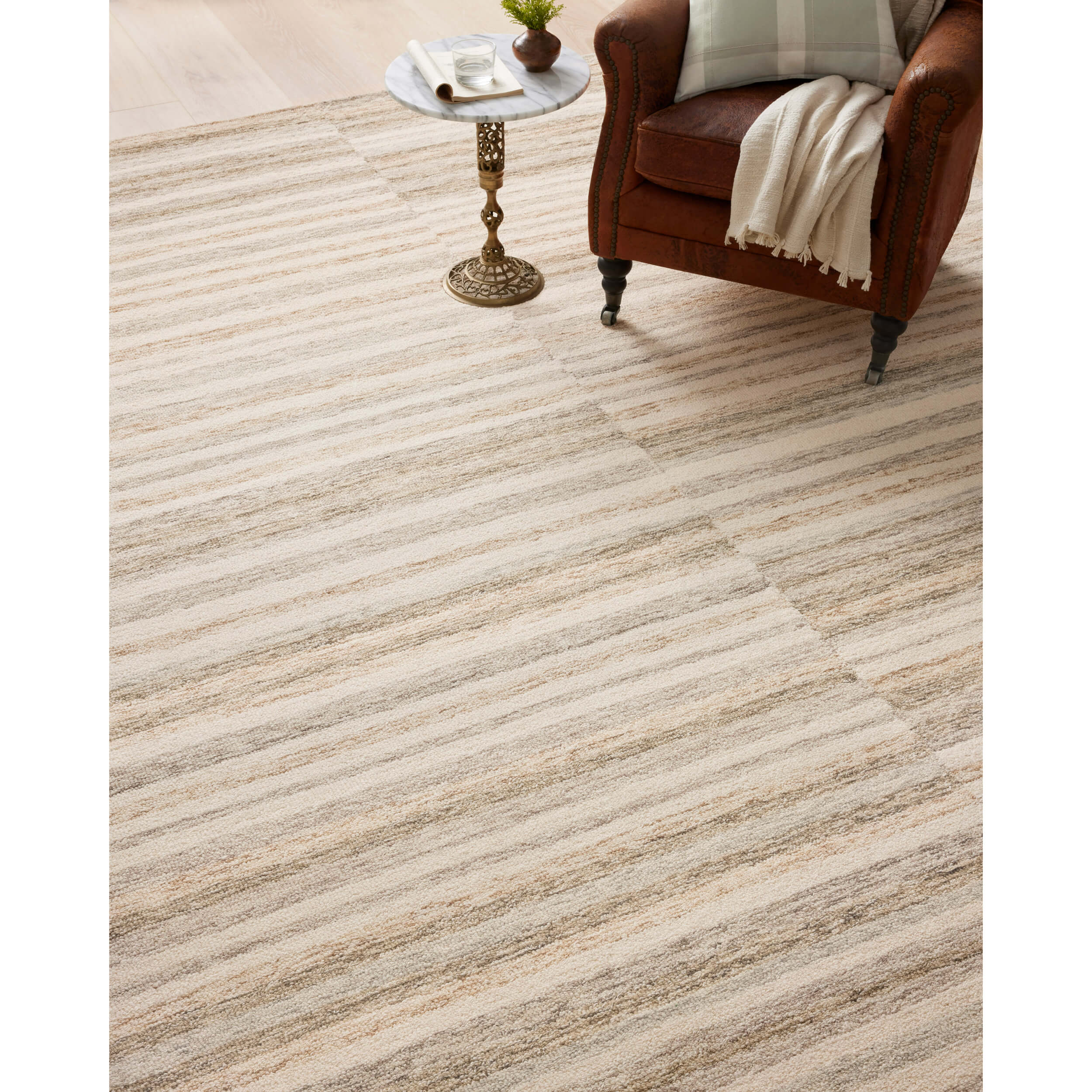 Chris Loves Julia x Loloi Rug Chris CHR-03, Ivory/Clay - Image 8