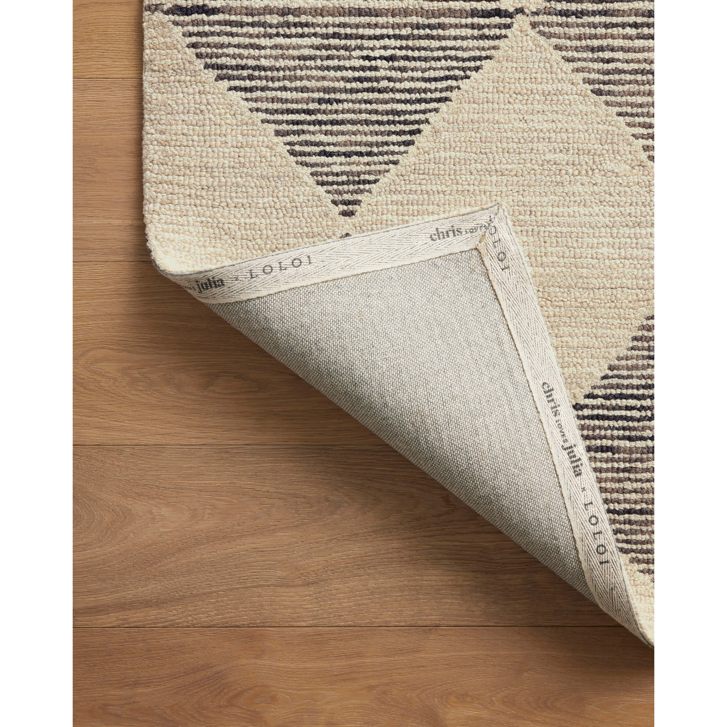 Chris Loves Julia x Loloi Rug Francis FRA-01, Beige/Charcoal - Image 5