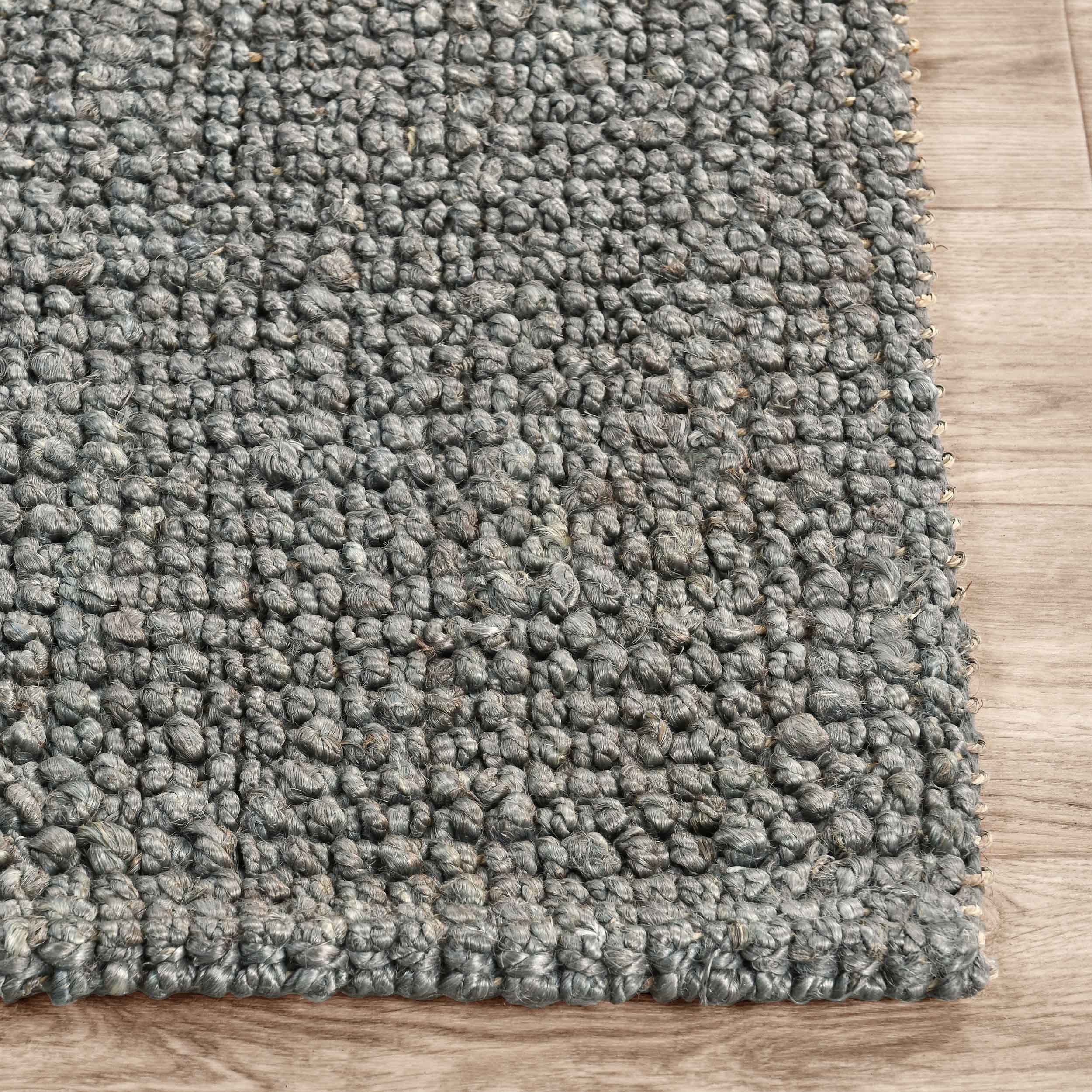Chunky Loop Rug, Blue Charcoal - Image 2