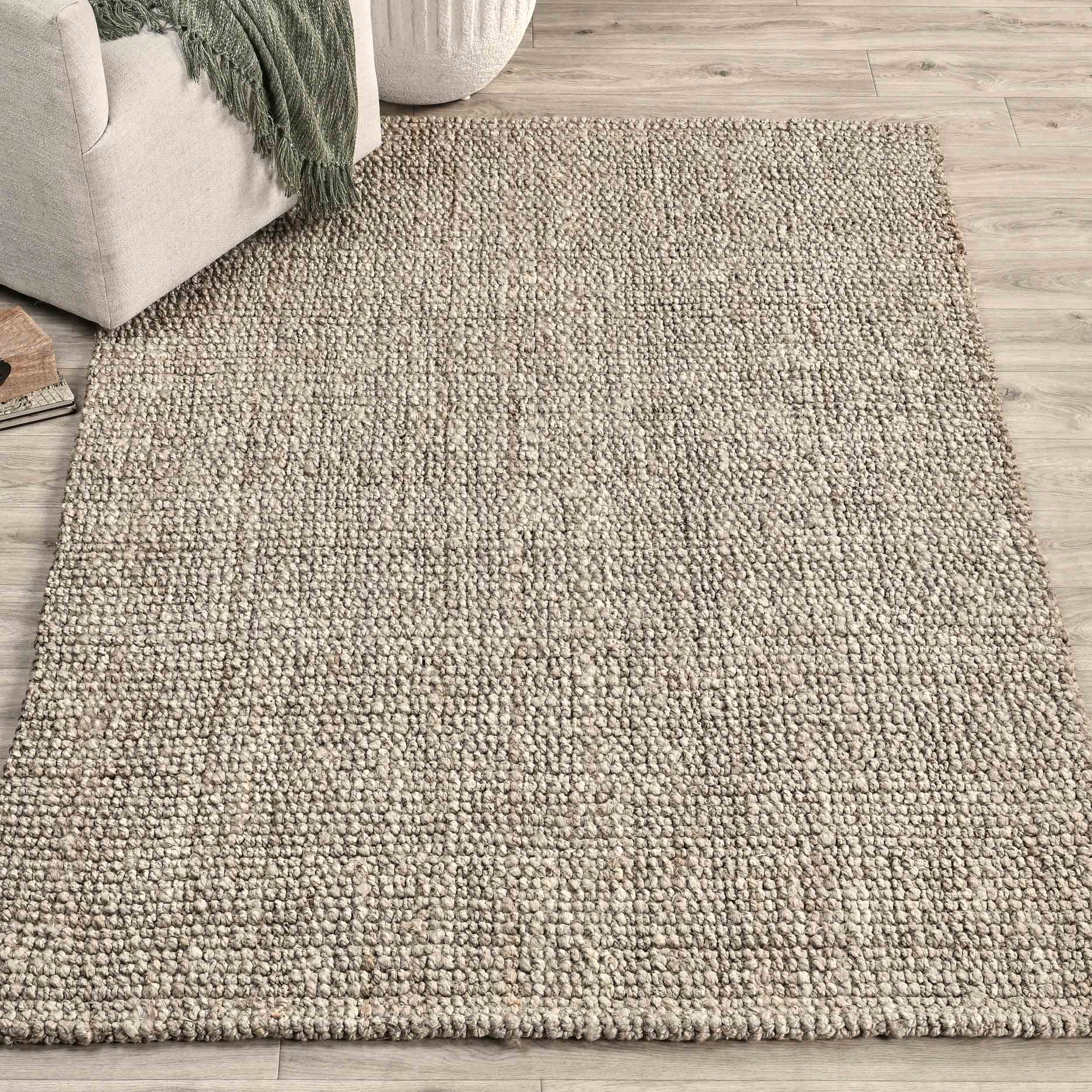 Chunky Loop Rug, Oatmeal - Image 4