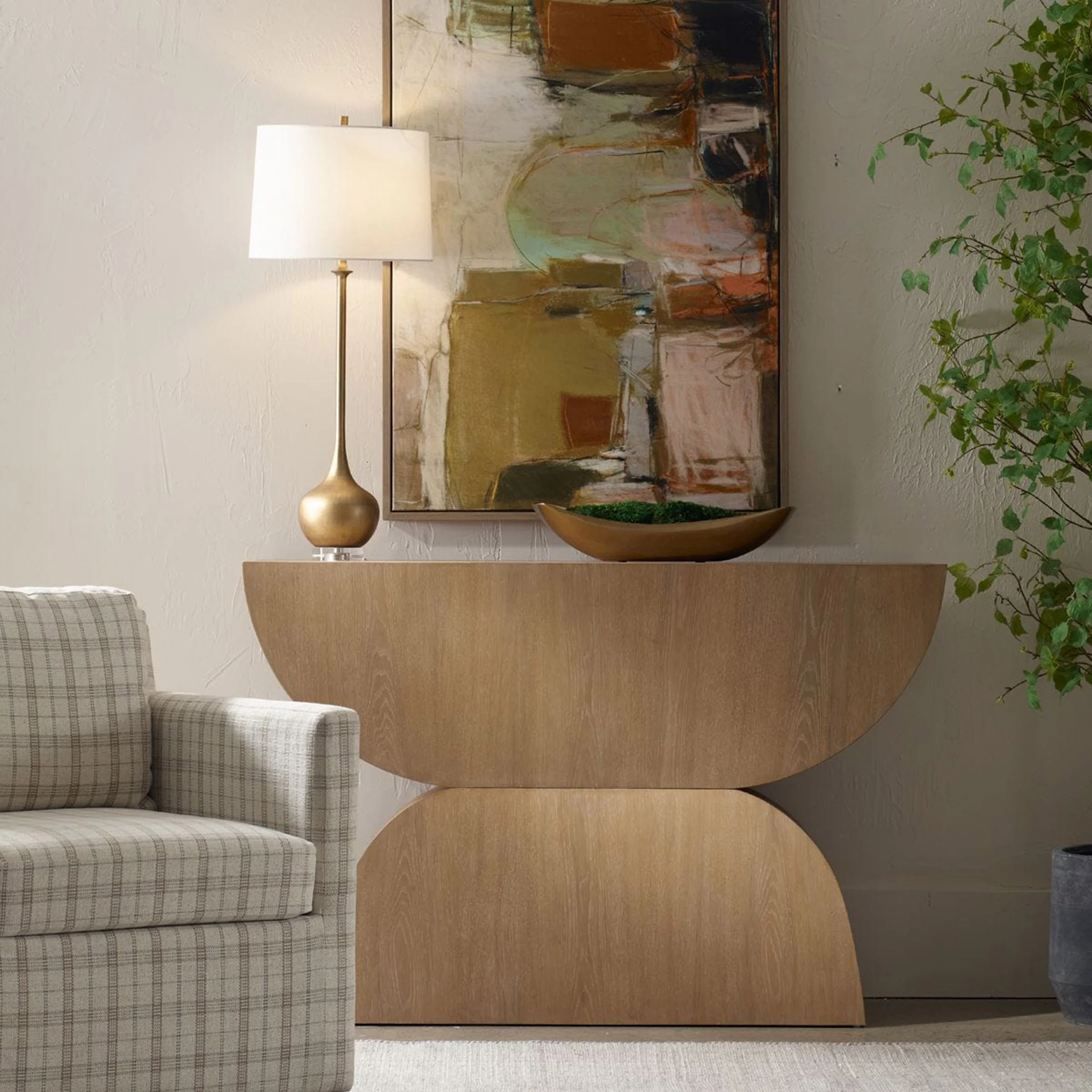 Ciano Console Table, Light Natural - Image 5