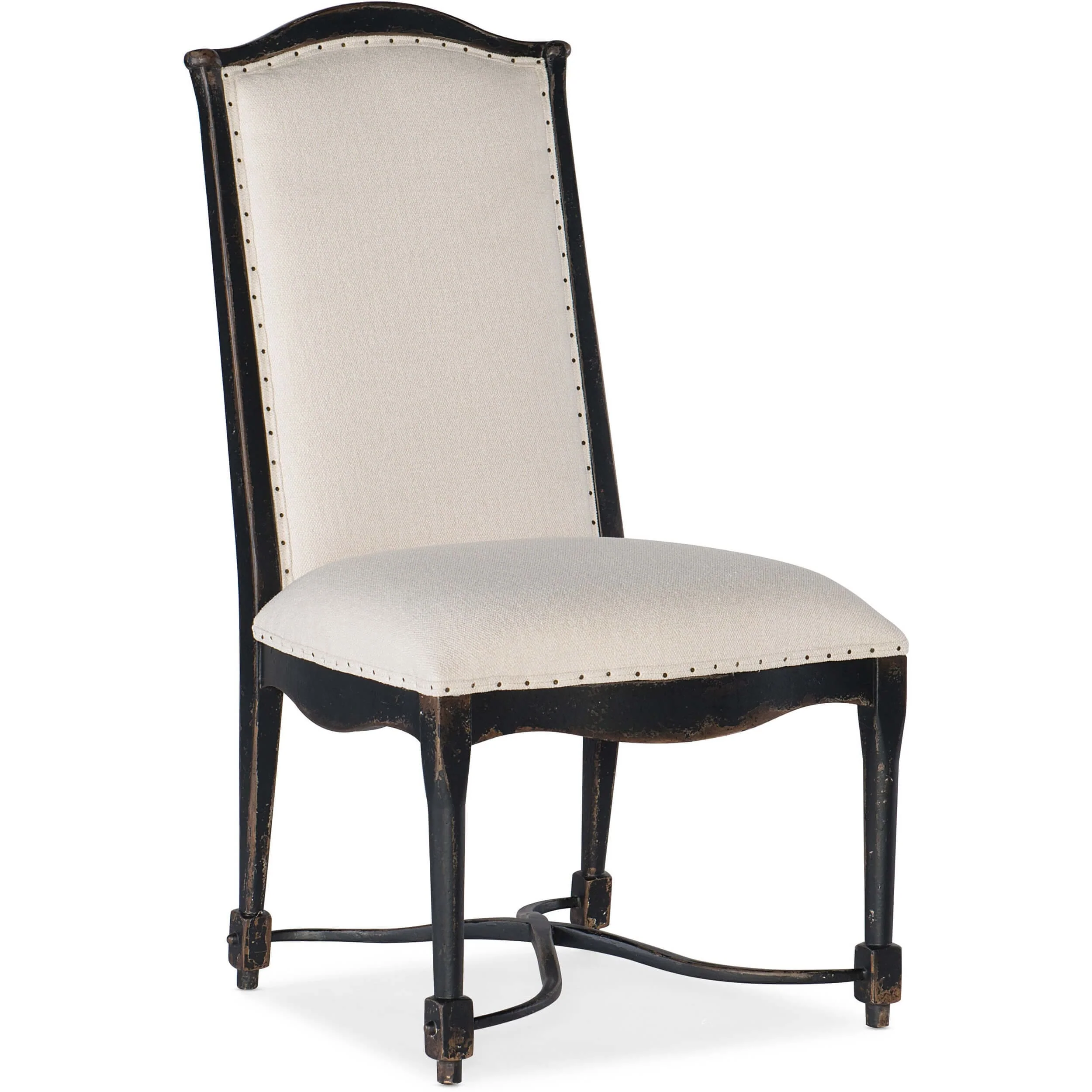 Ciao Bella Upholstered Side Chair, Tuscan White, Set of 2