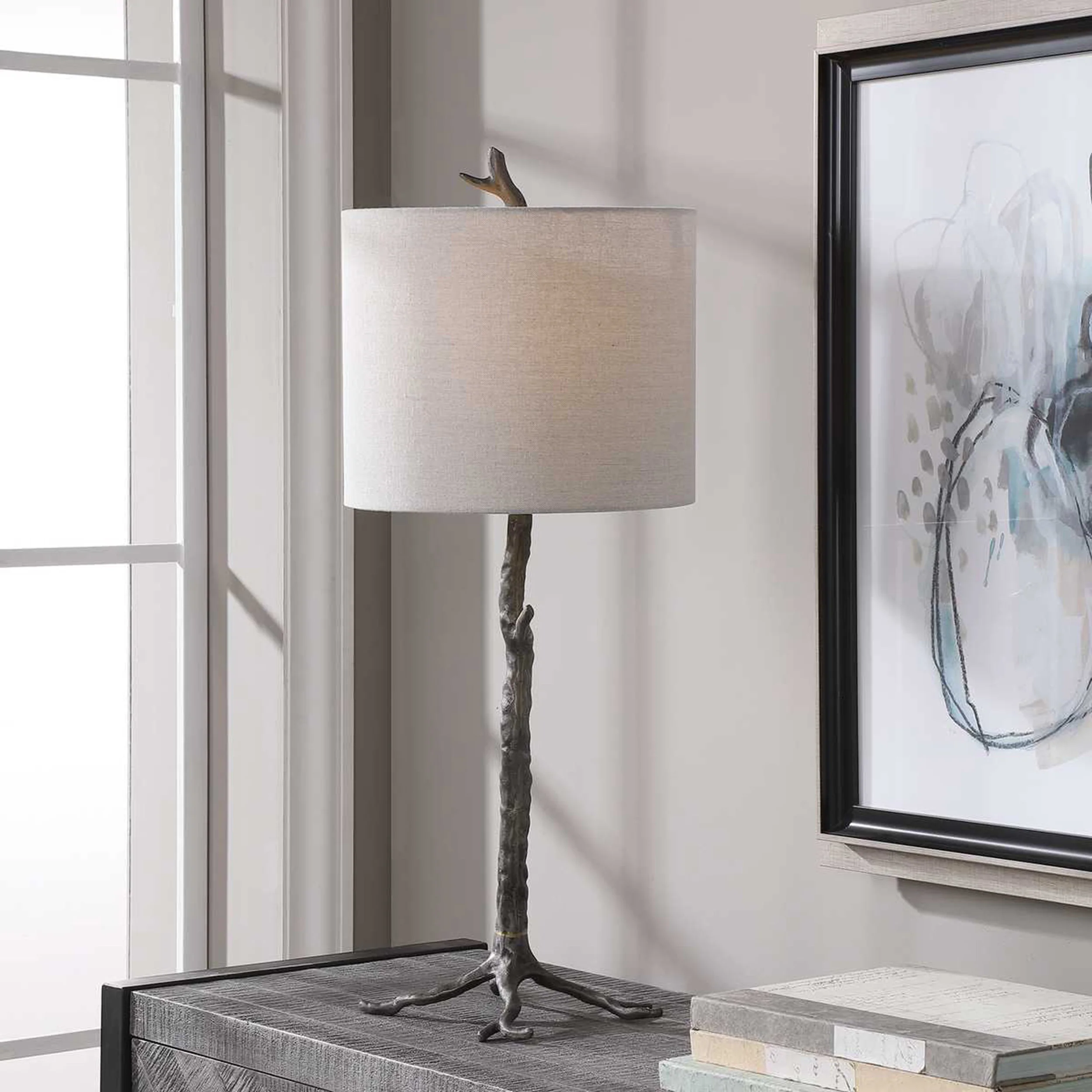 Cierra Table Lamp, Dark Gunmetal - Image 5