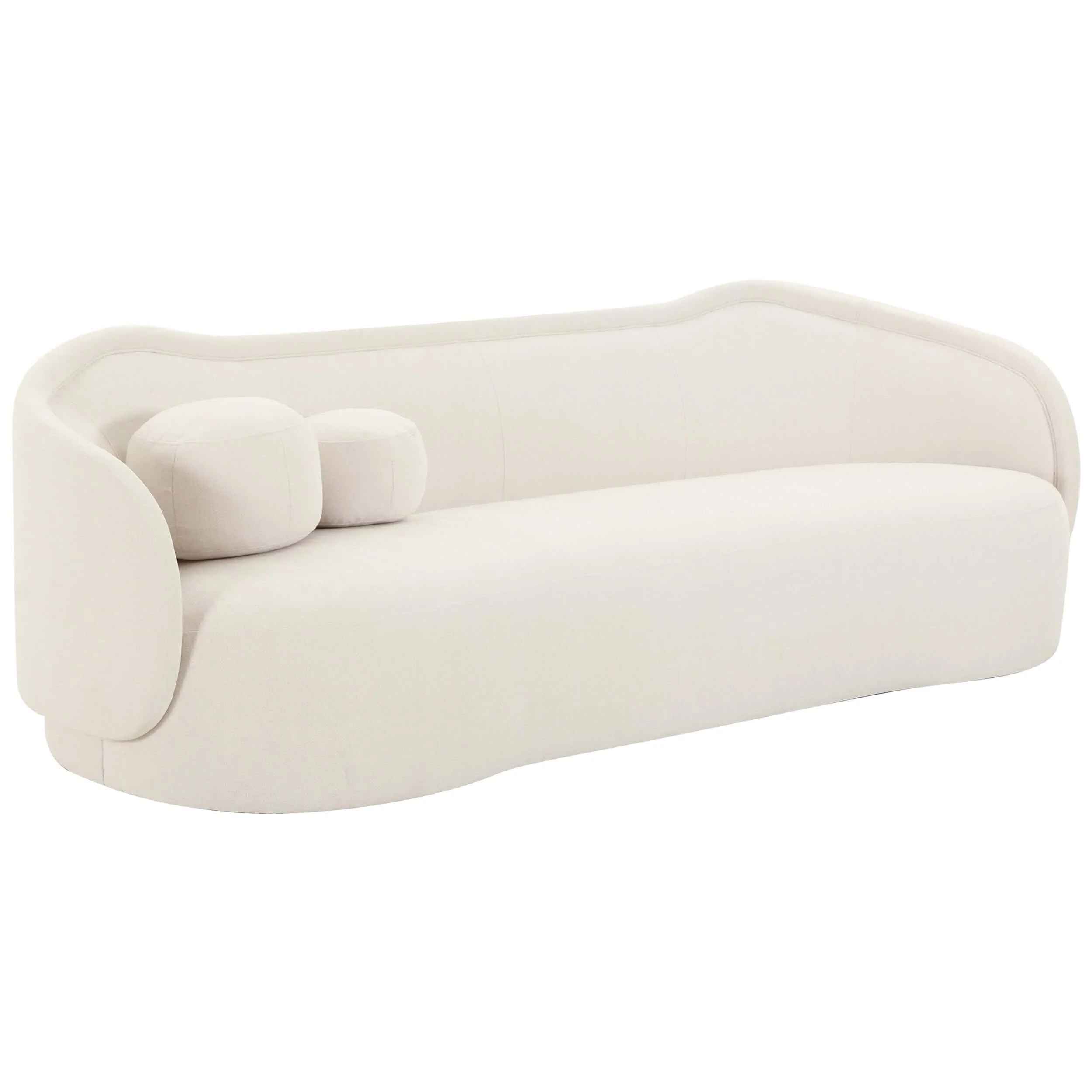 Circe Sofa, Textured Cream - Image 2