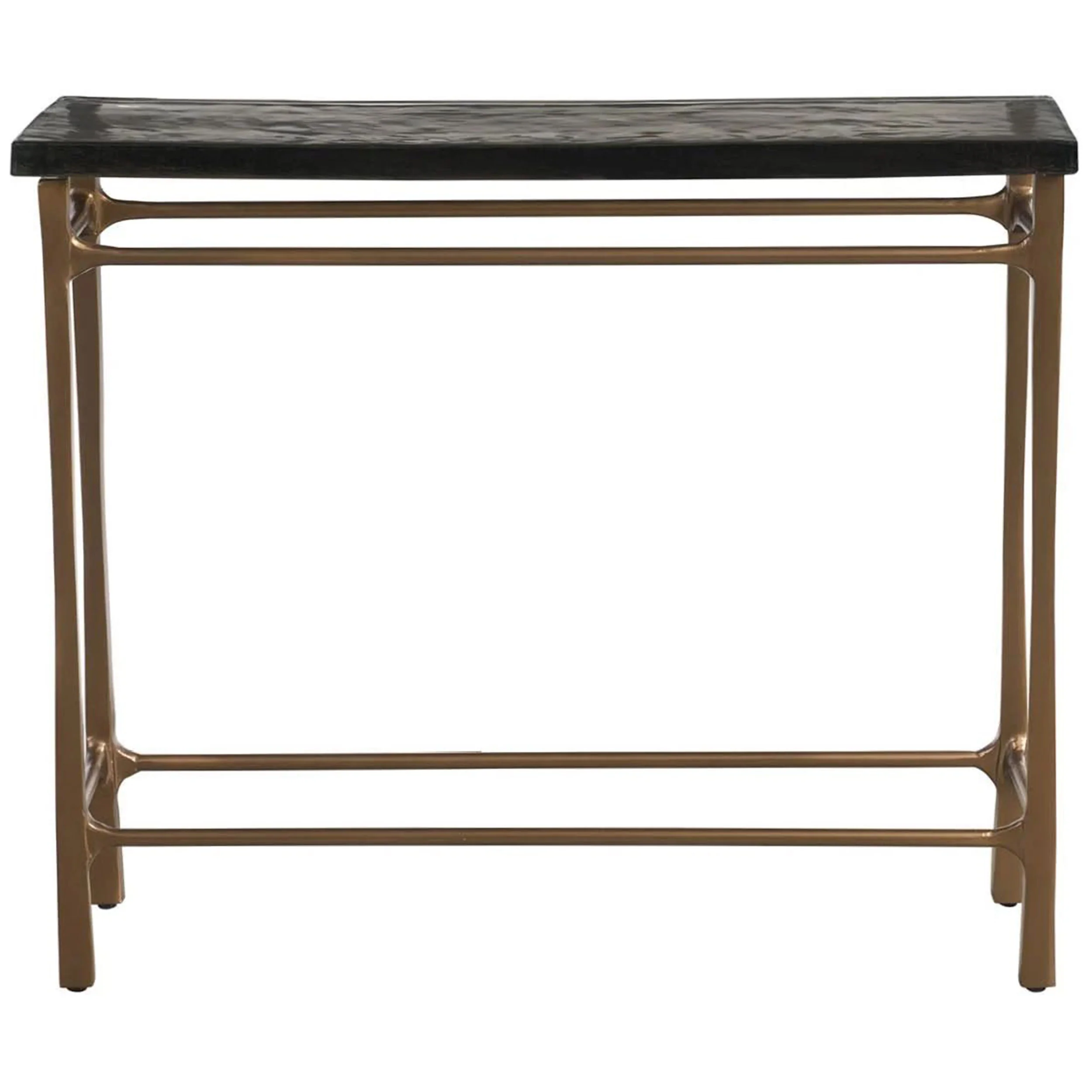 Cirrus Console Table, Antique Brass - Image 2