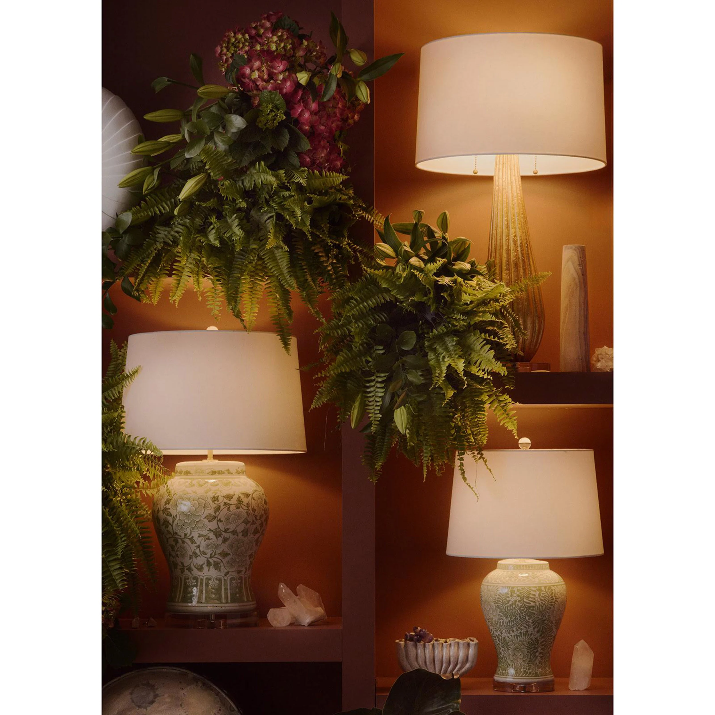 Claire Table Lamp, Gold Leaf - Image 3