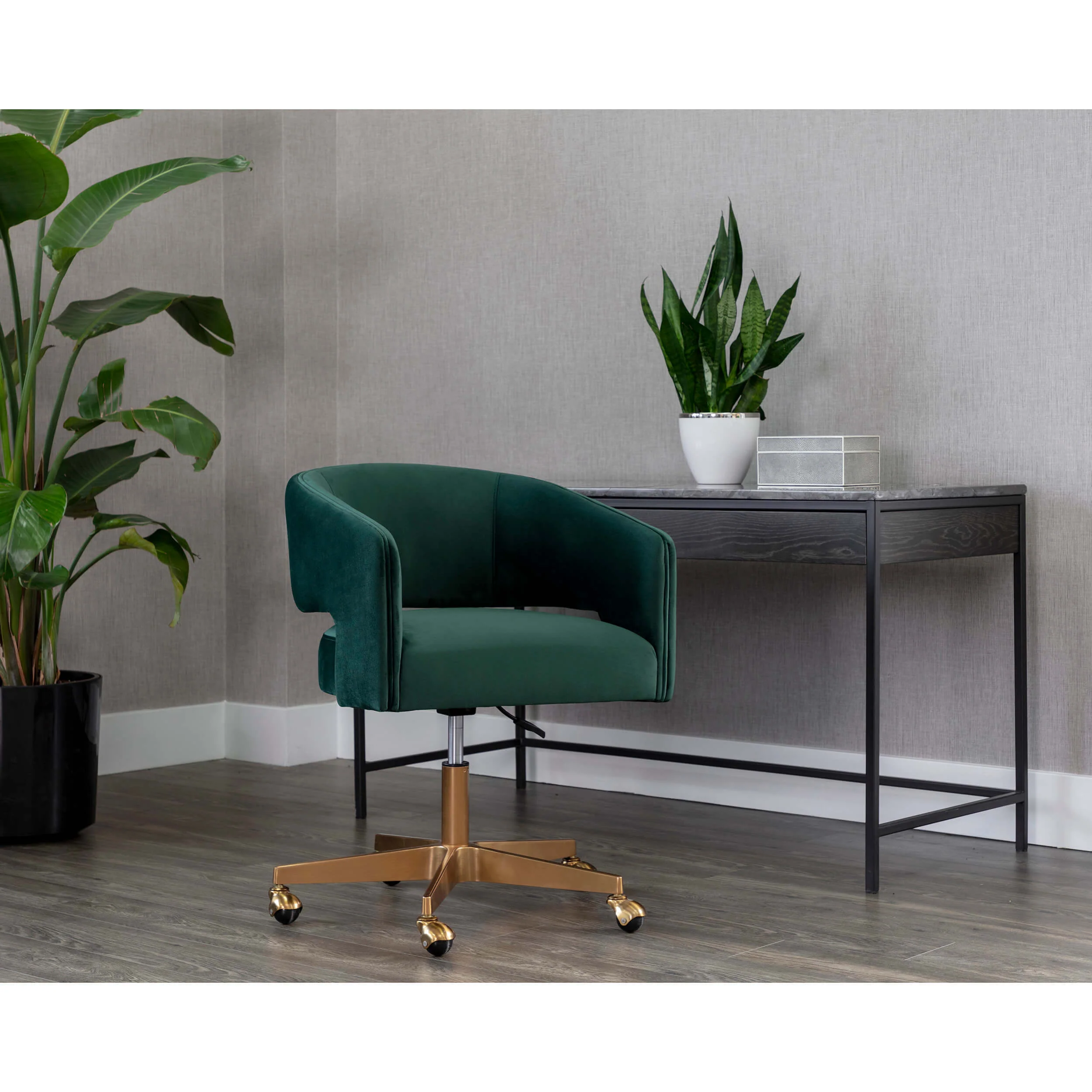 Claren Office Chair, Deep Green Sky - Image 8