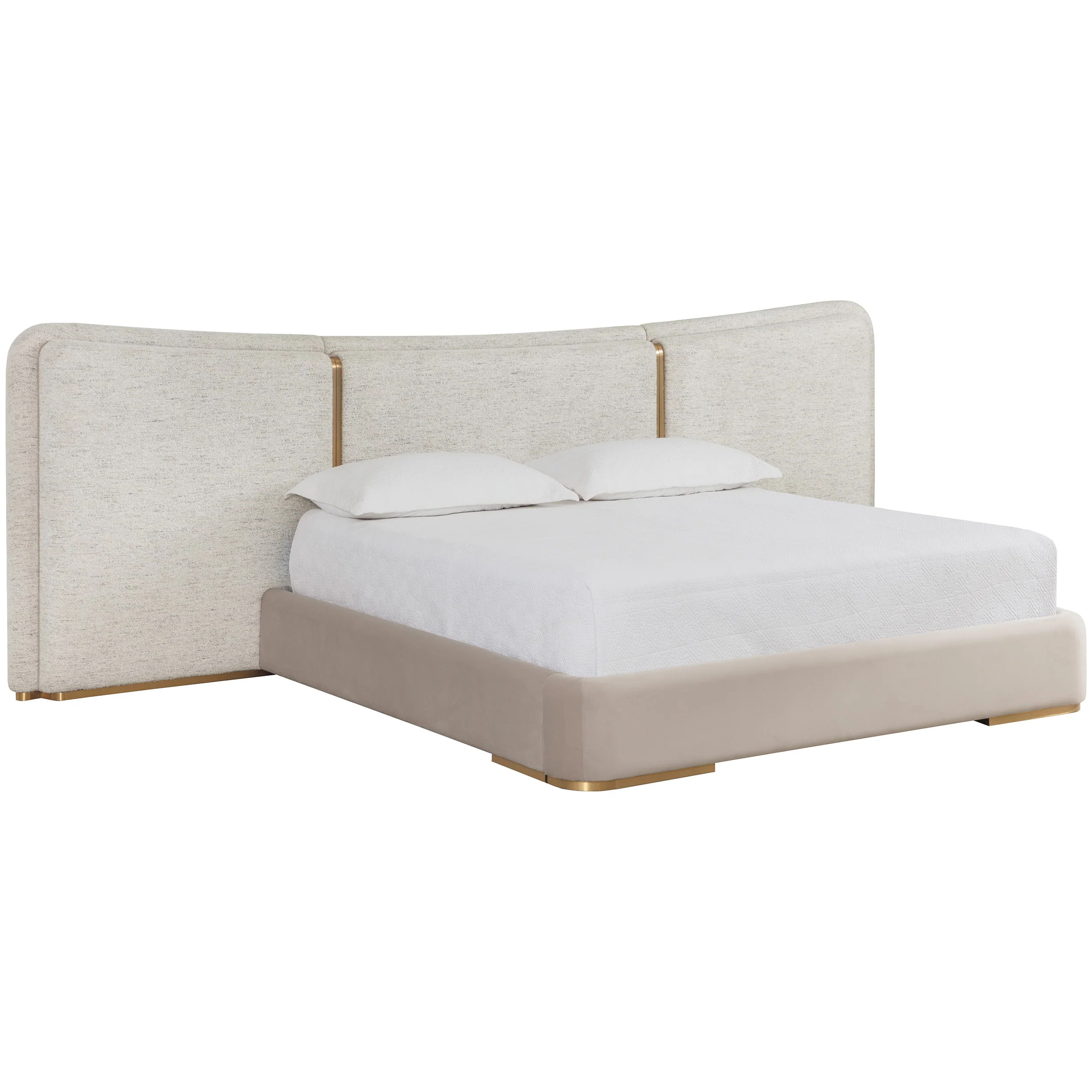 Clarimond King Bed, Halley Moon/Meg Taupe