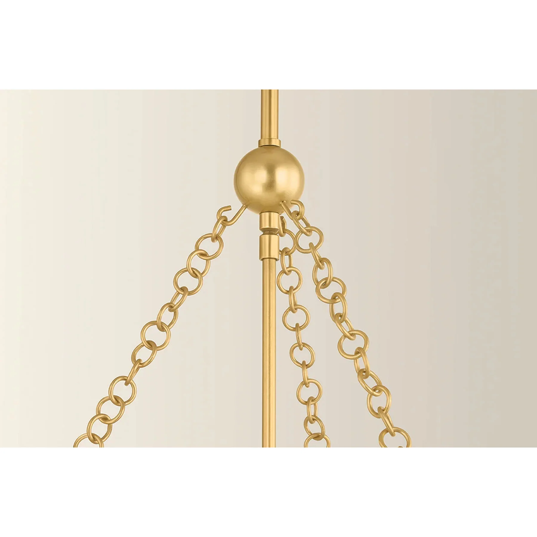 Clarisse Lantern, Aged Brass/Soft Bisque - Image 8