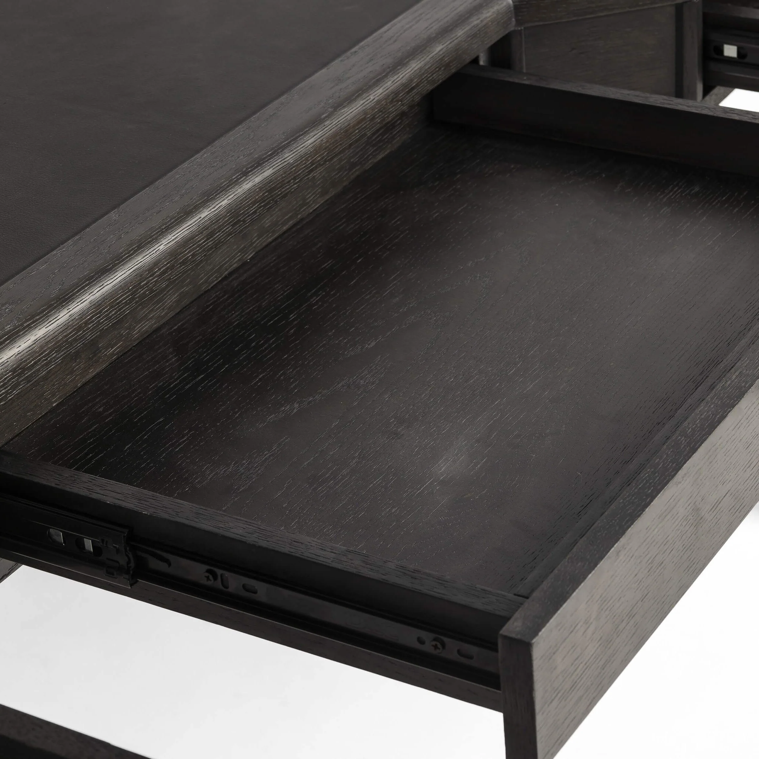 Claude Desk, Distressed Black by Four Hands - Image 6