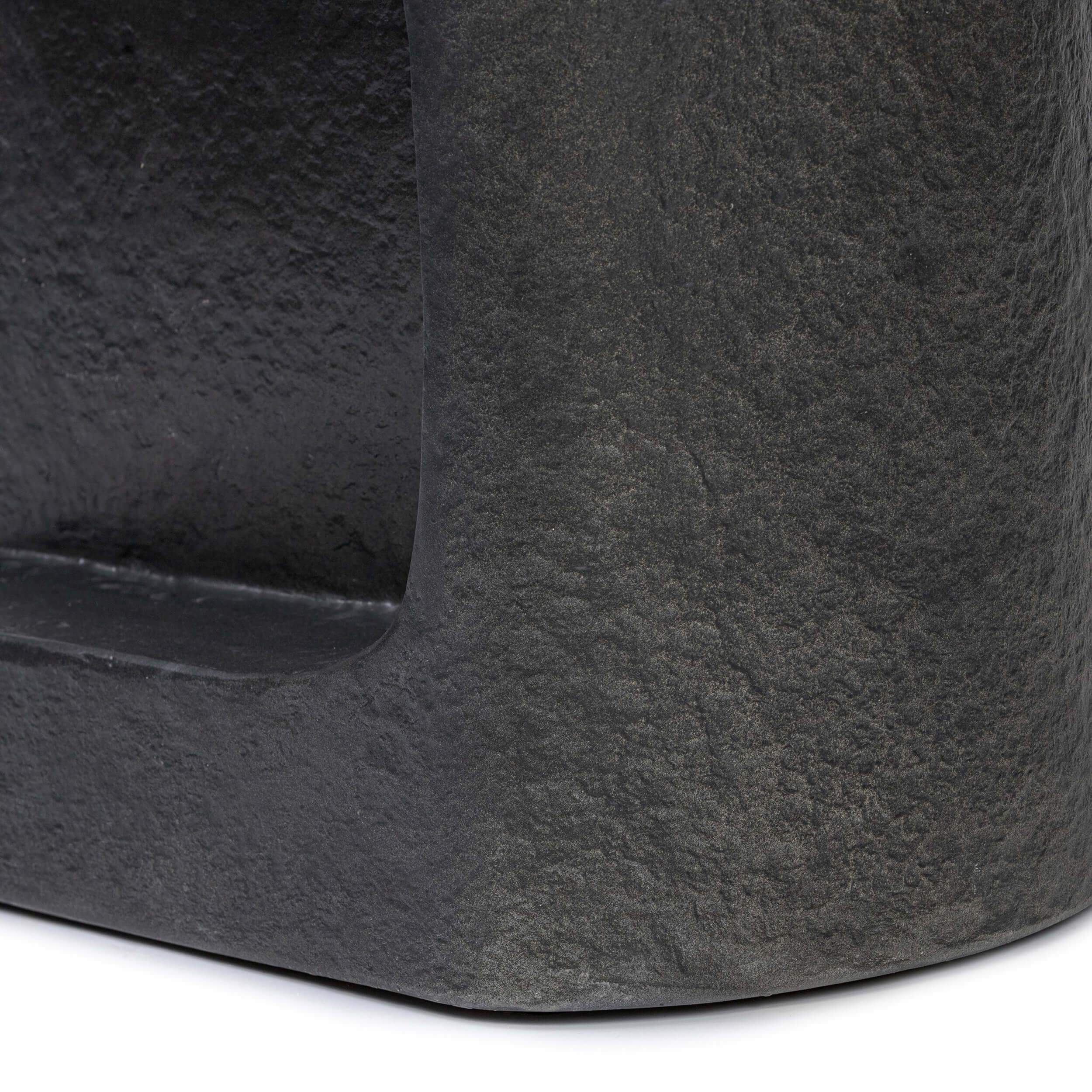 Clementine End Table, Distressed Graphite by Four Hands - Image 5