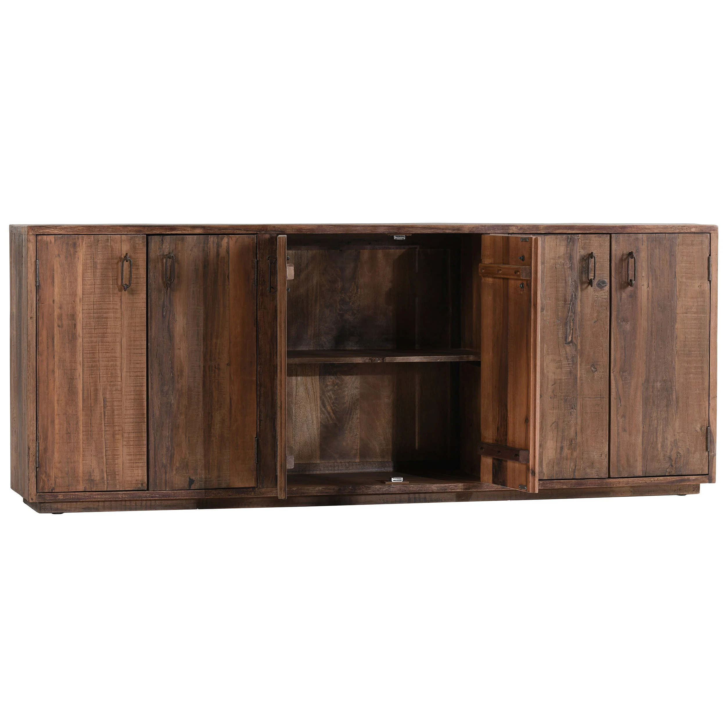 Cleo 6 Door Cabinet, Natural - Image 4