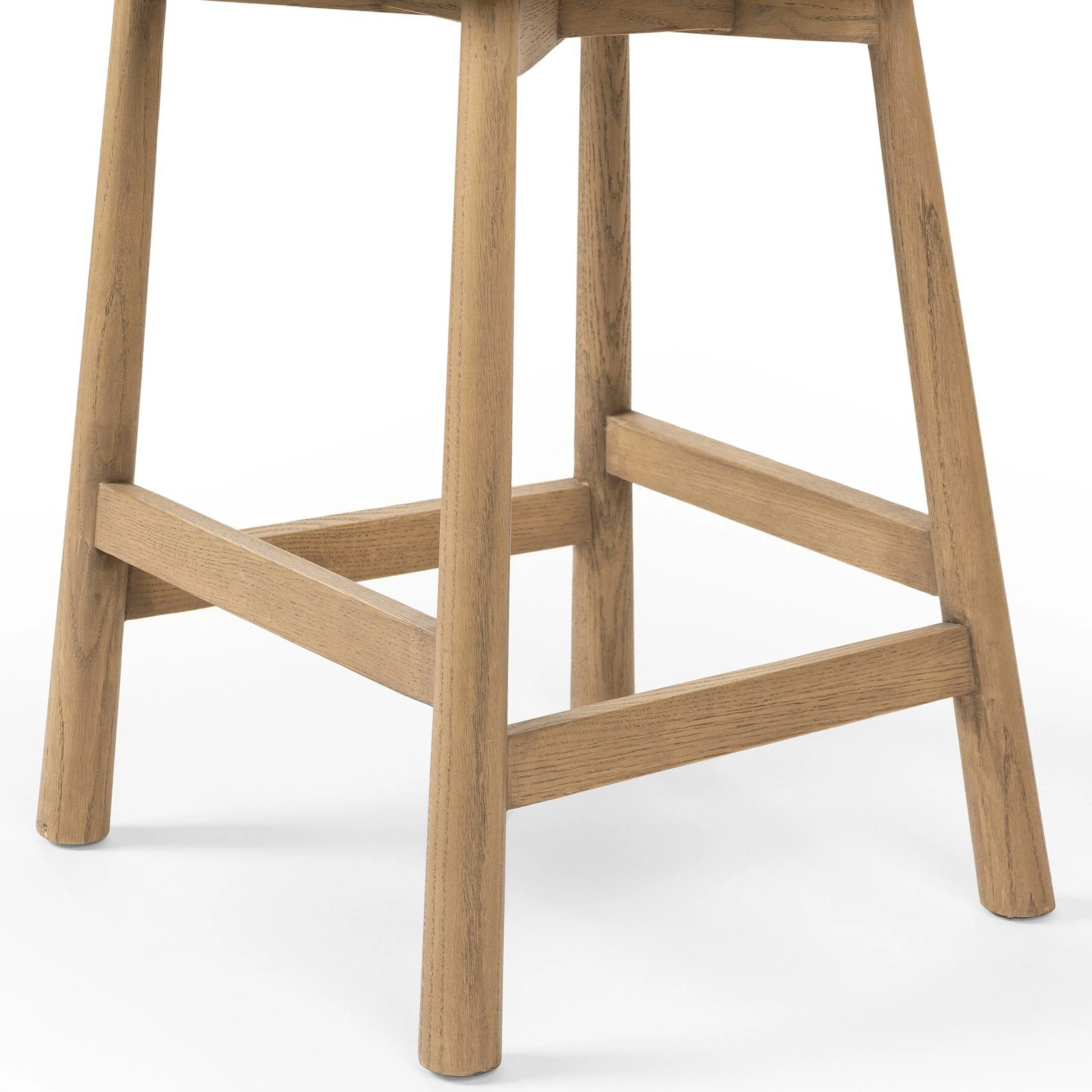 Cloris Leather Swivel Bar & Counter Stool, Palermo Cigar By Four Hands - Image 5