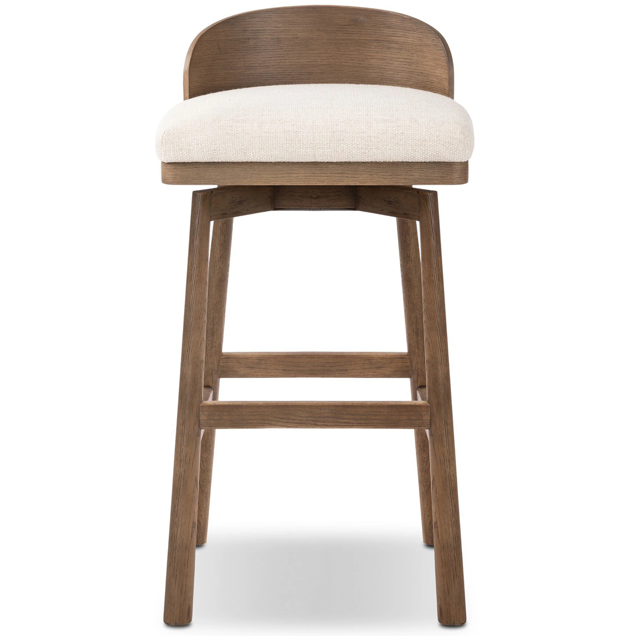 Cloris Swivel Bar & Counter Stool, Thames Cream By Four Hands - Image 8
