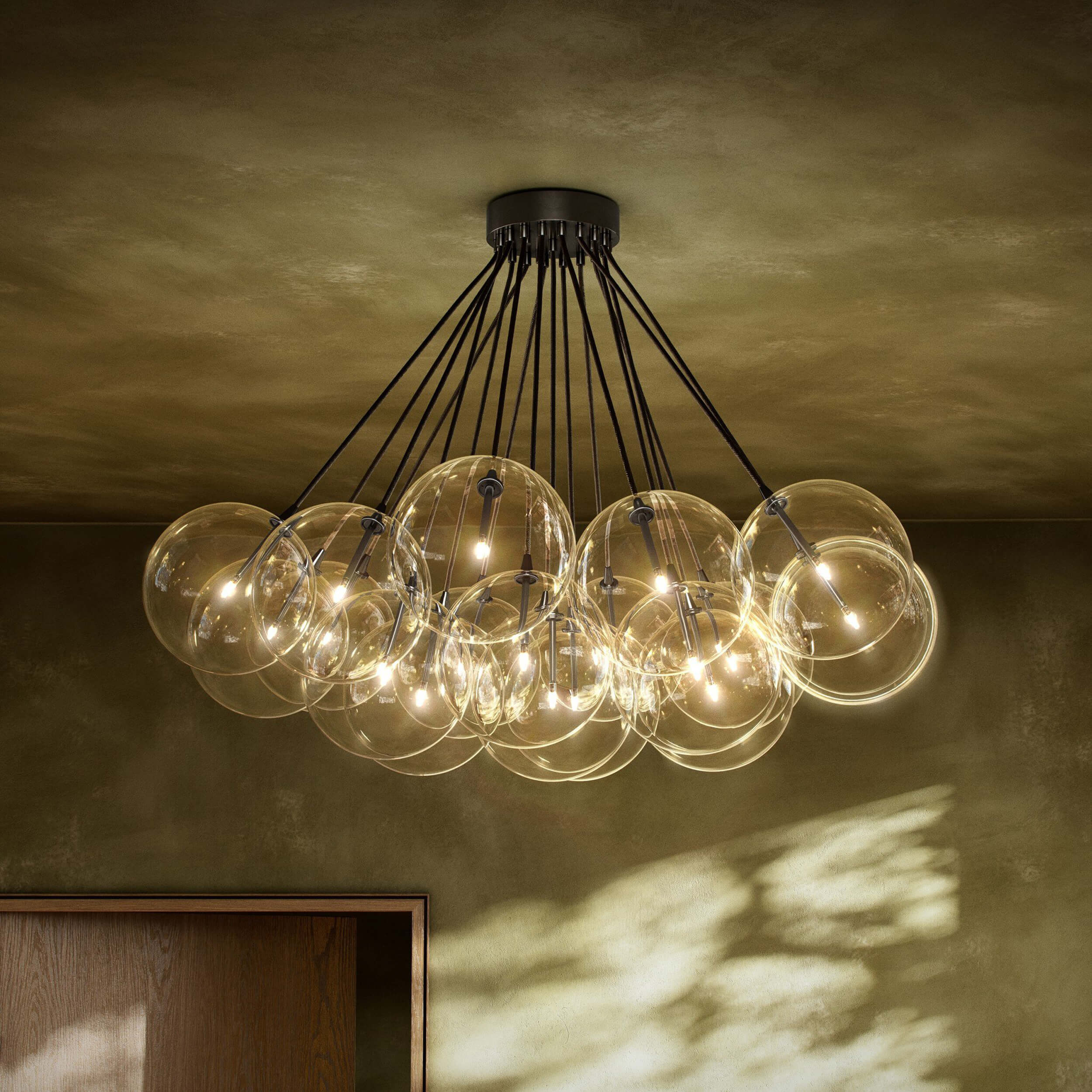 Cloud Chandelier, Black Gumetal by Four Hands - Image 4