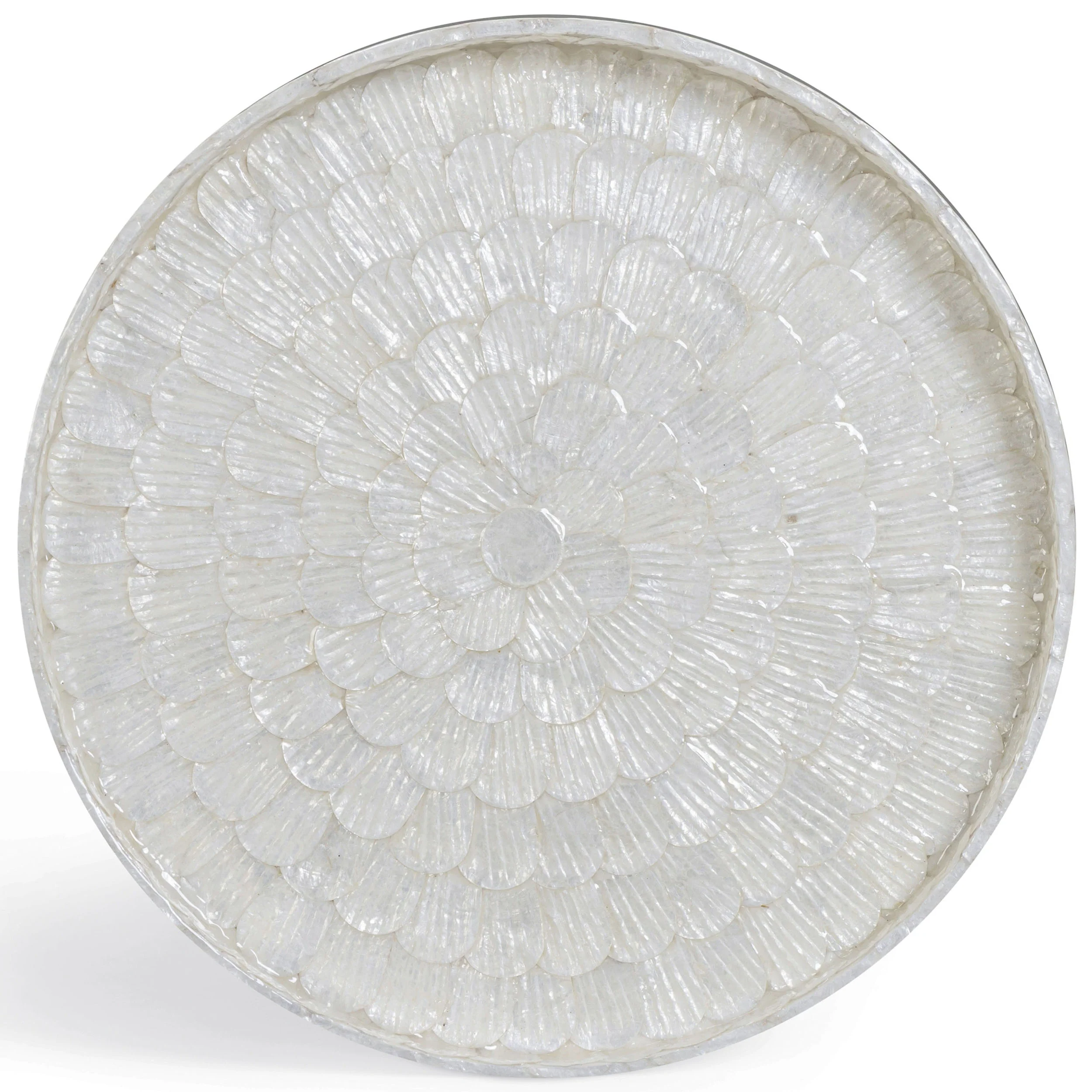 Coast Round Side Table, Pearl - Image 2