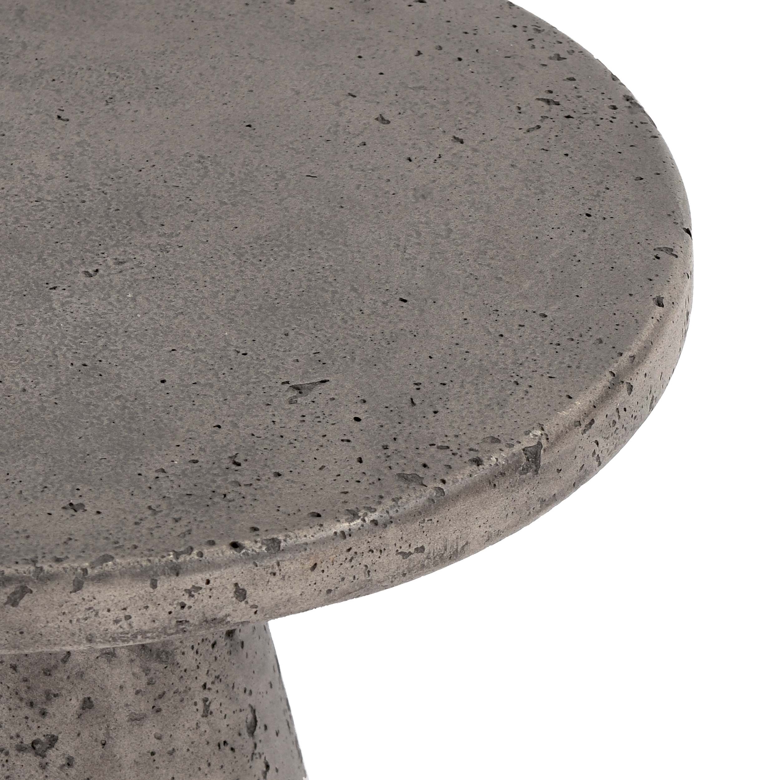 Collins 19" Accent Table, Dark Gray - Image 4