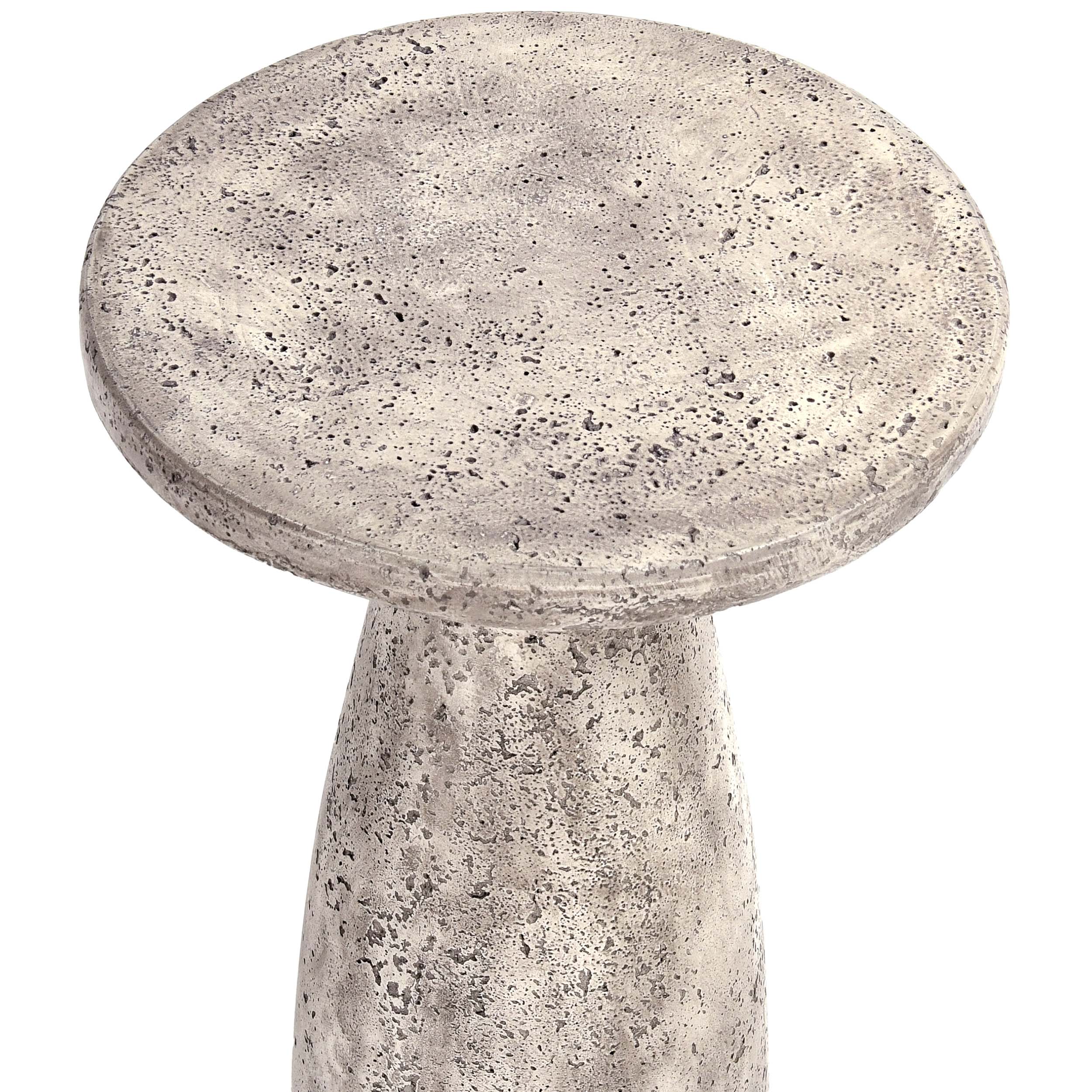 Collins 19" Accent Table, Light Gray - Image 2