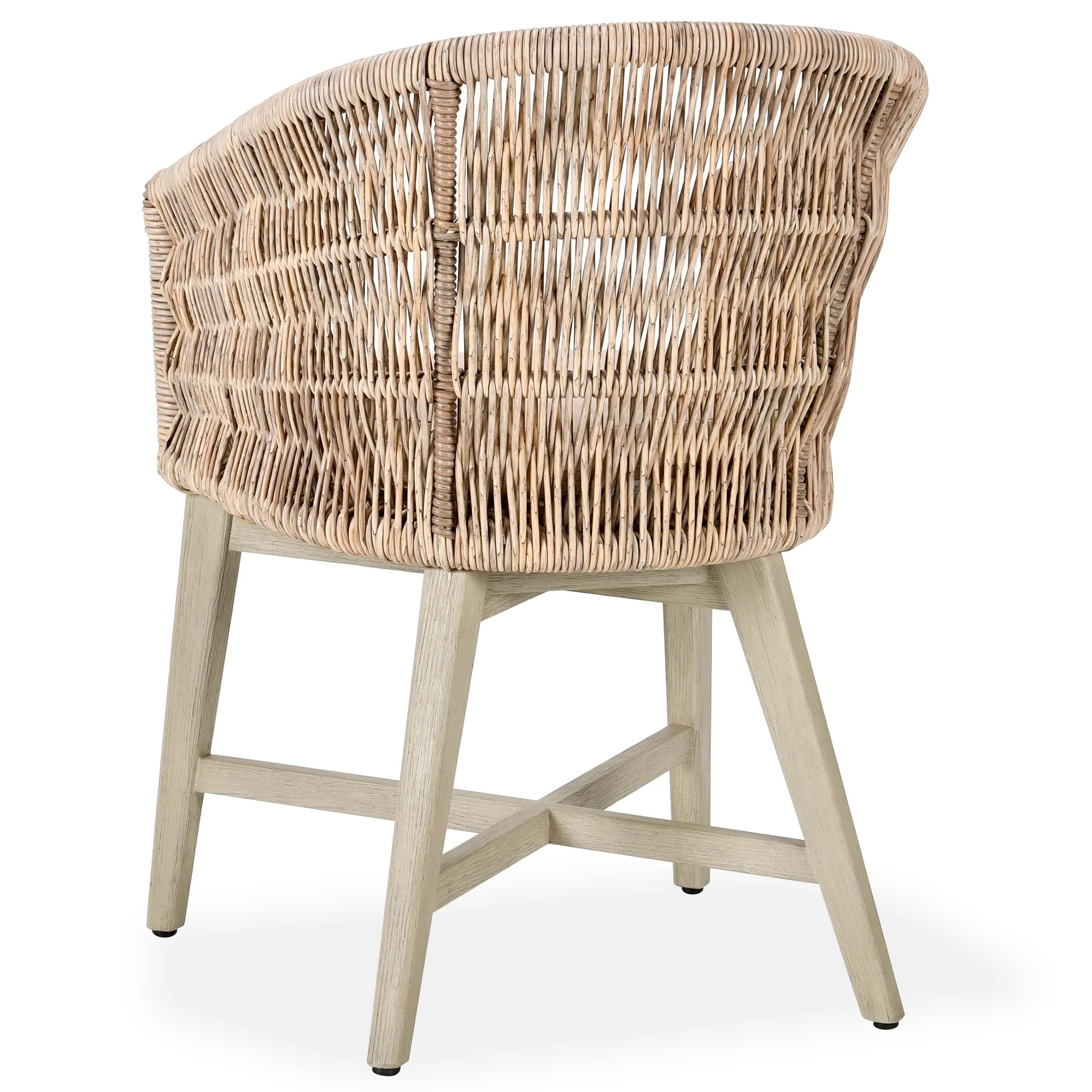 Collins Outdoor Dining Chair, Natural/Sand - Image 4