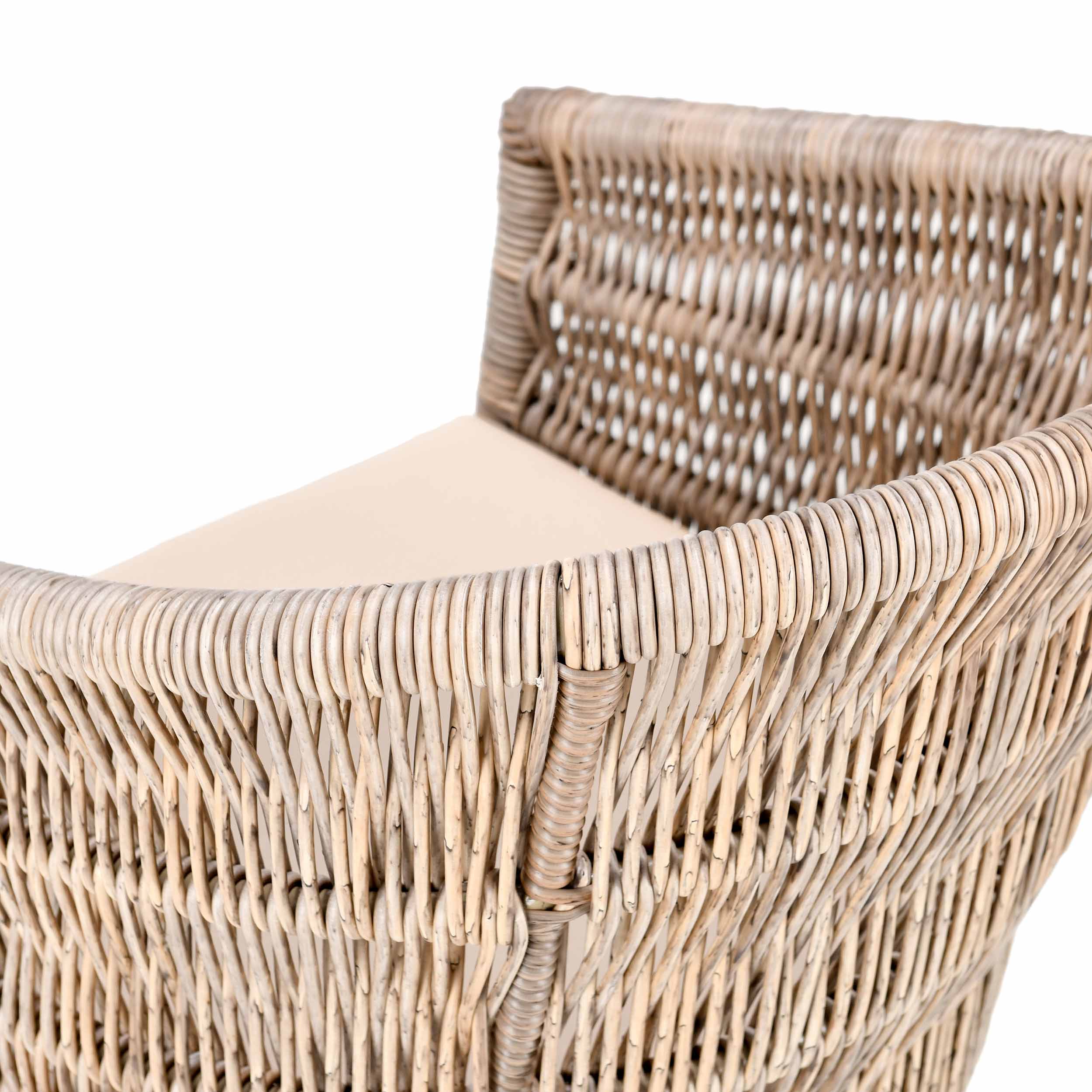 Collins Outdoor Dining Chair, Natural/Sand - Image 5