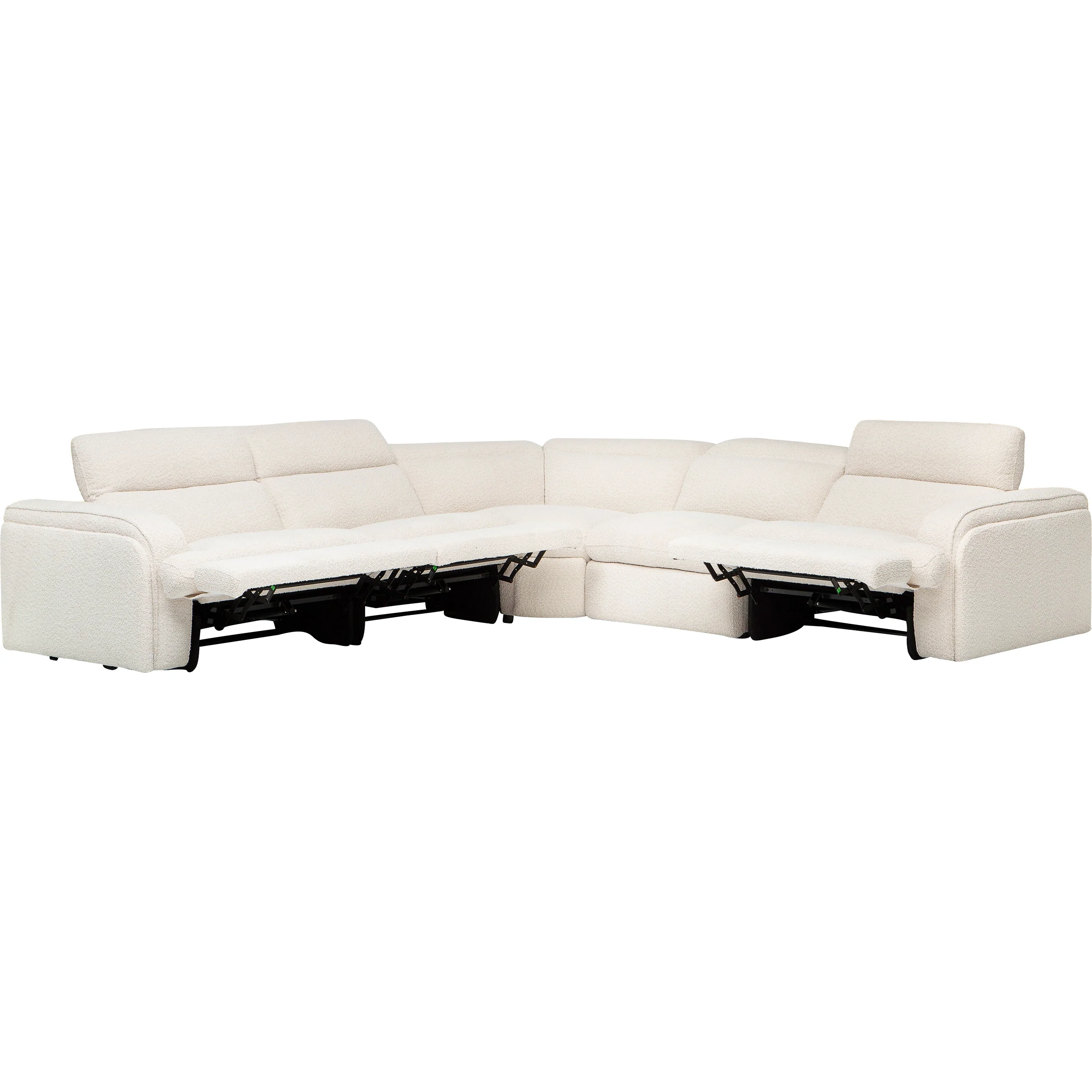 Colsen 5 Piece Power Sectional, Yara Sand - Image 7