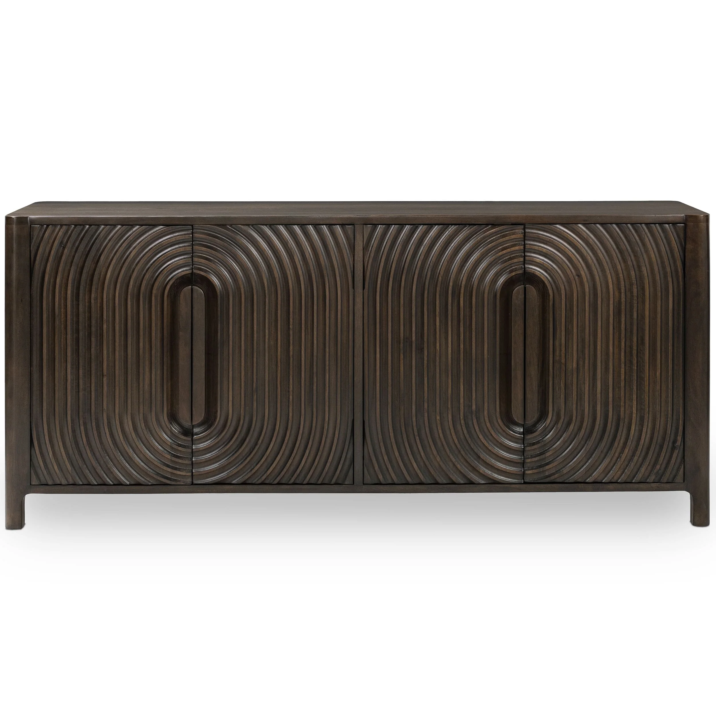Colson 4 Door Cabinet, Espresso - Image 2