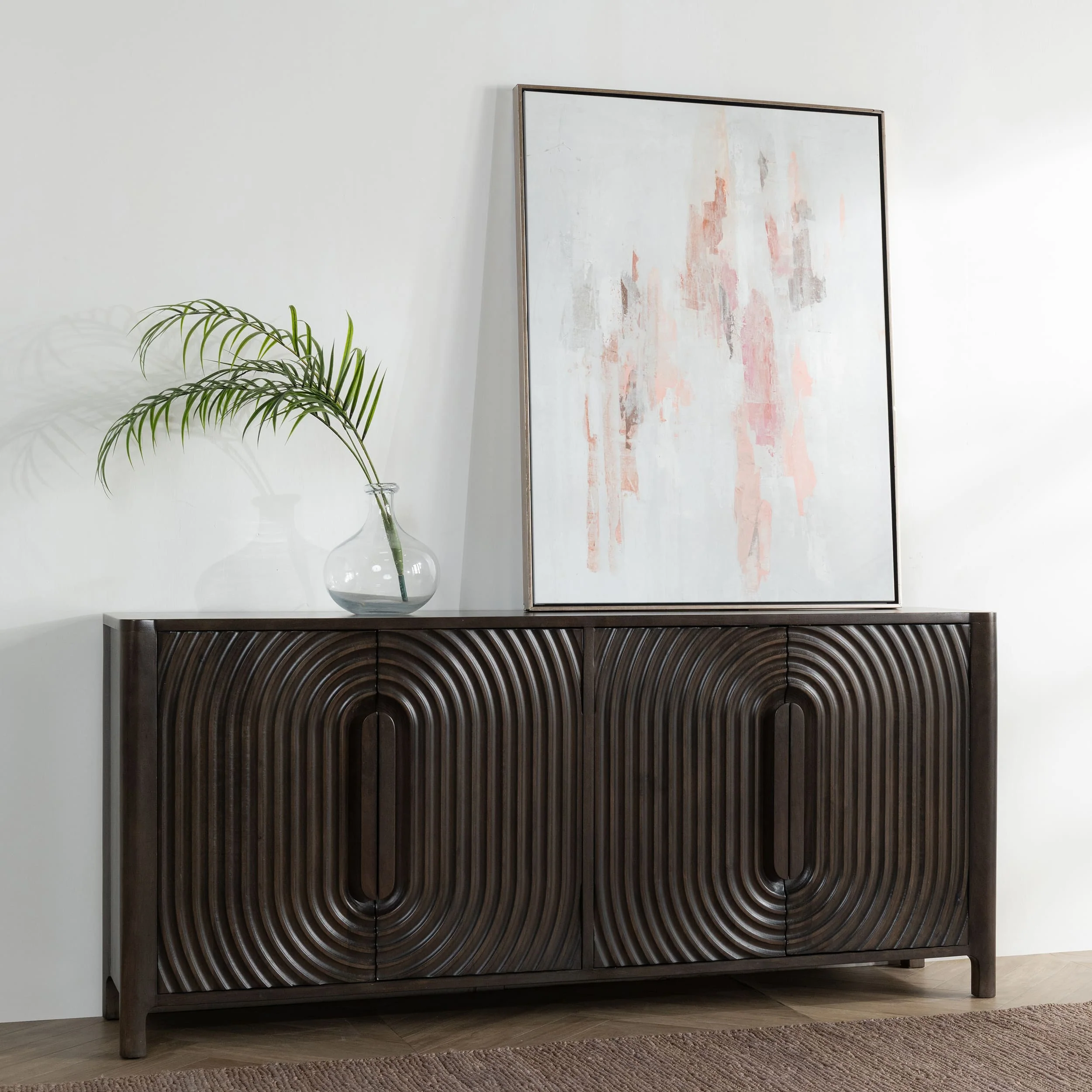 Colson 4 Door Cabinet, Espresso - Image 7