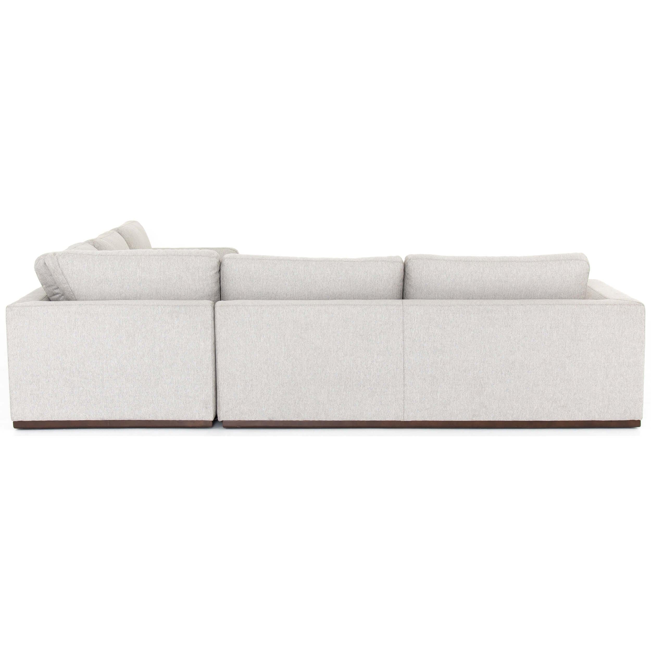 Colt 3 Piece Sectional, Aldred Silver by Four Hands - Image 3