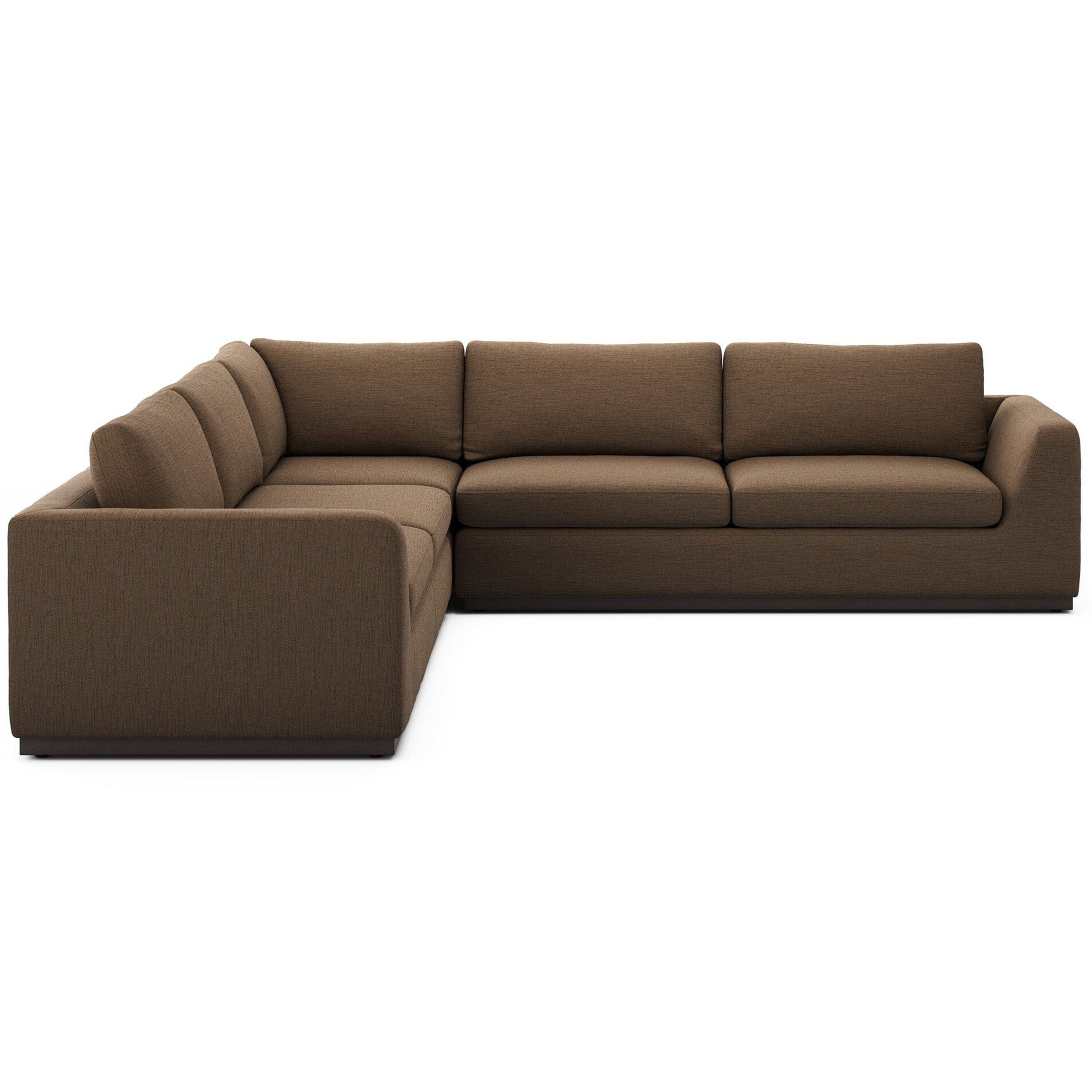 Colt 3 Piece Sectional, Nomad Mushroom by Four hands
