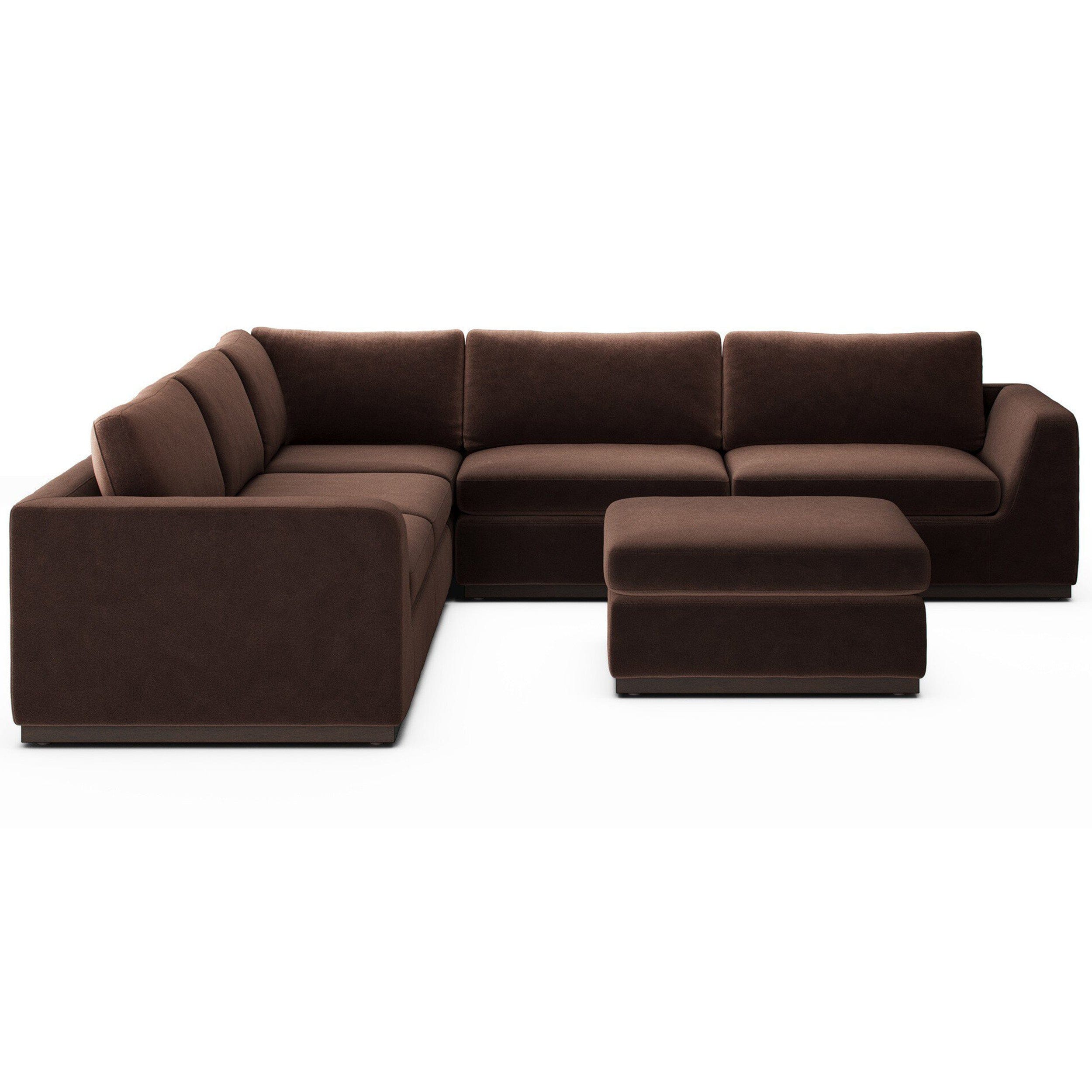 Colt 3 Piece Sectional, Surrey Cocoa by Four hands - Image 3