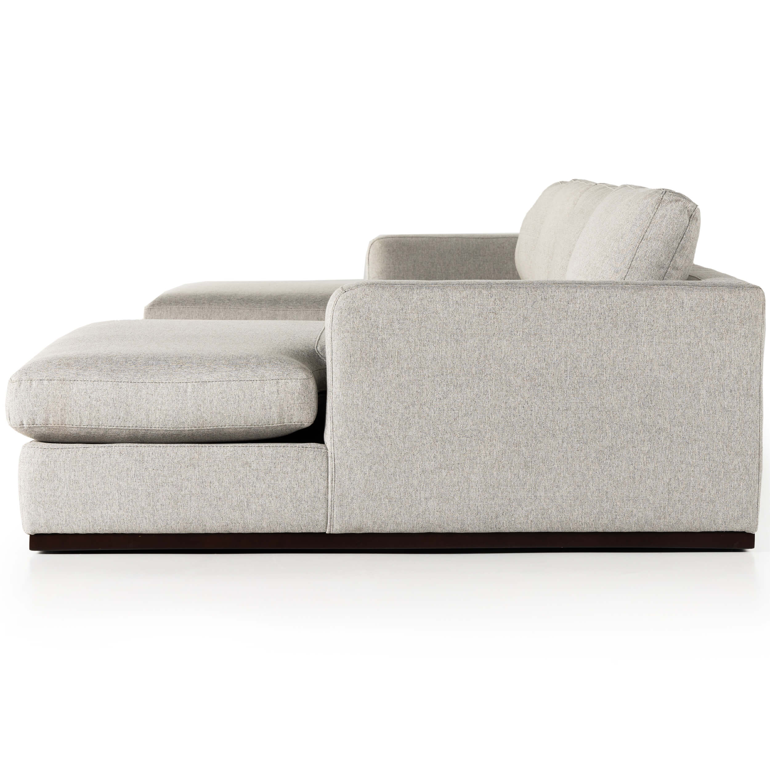 Colt 3 Piece U Sectional, Aldred Silver by Four Hands - Image 2