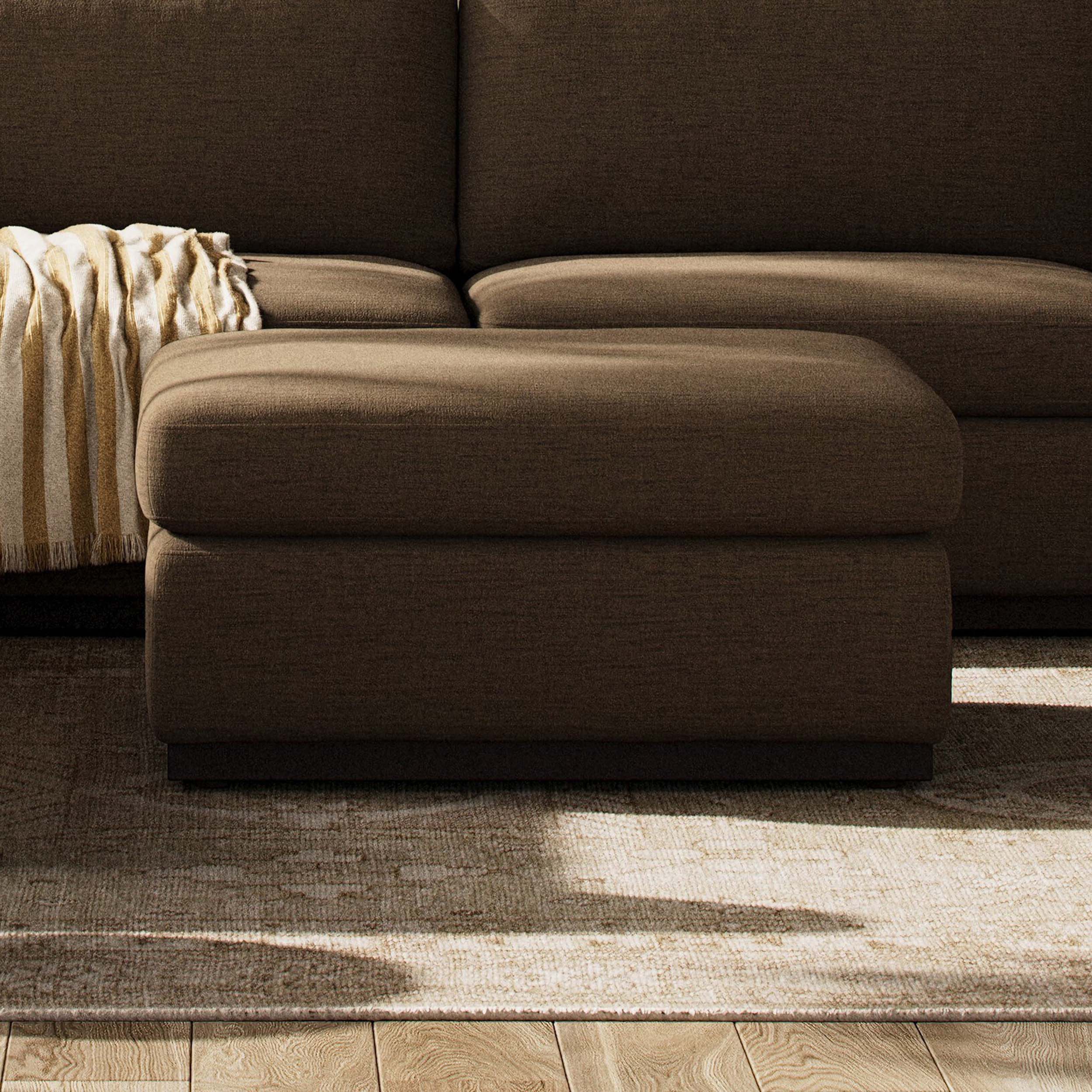 Colt Ottoman, Nomad Mushroom by Four Hands - Image 2