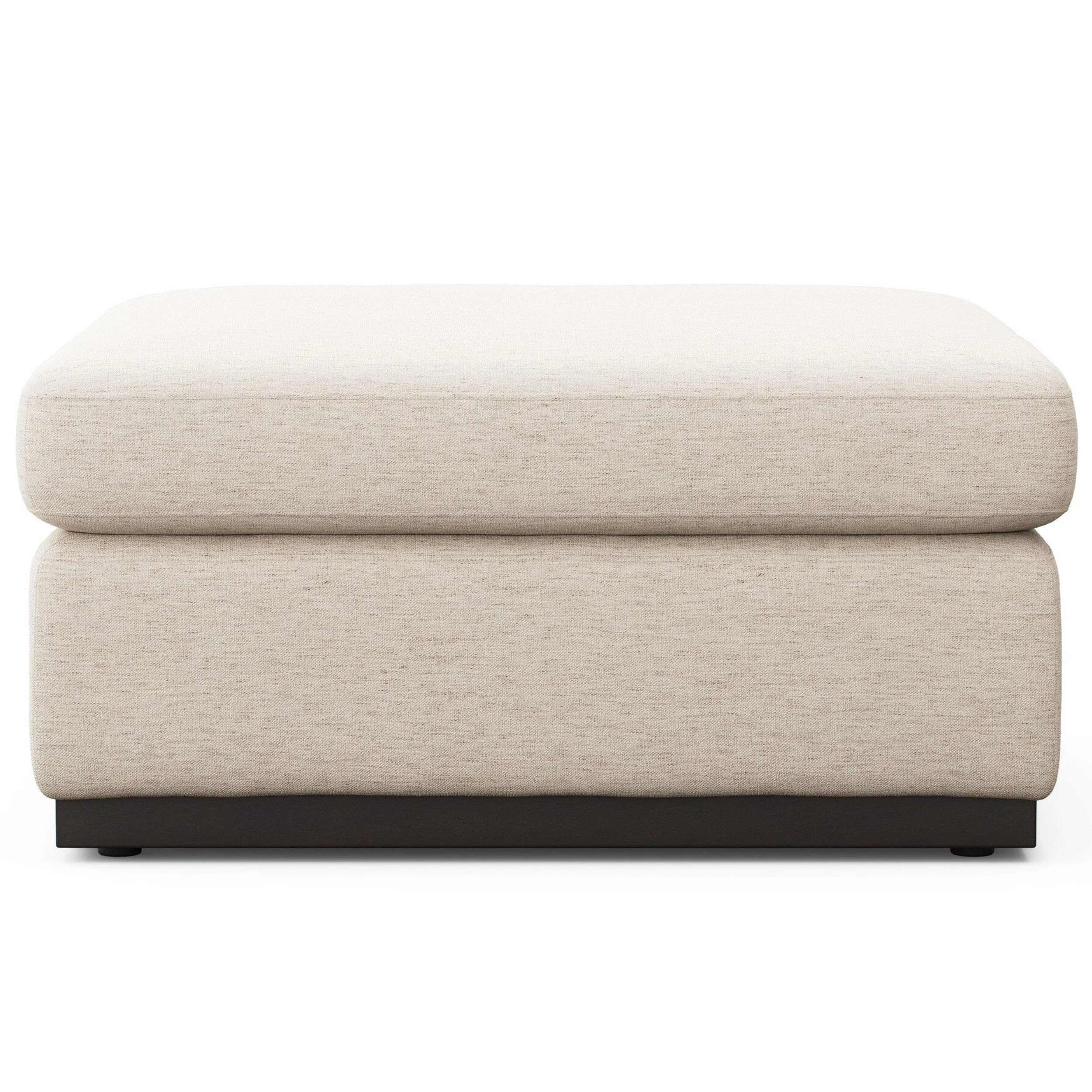 Colt Ottoman, Nomad Snow by Four Hands