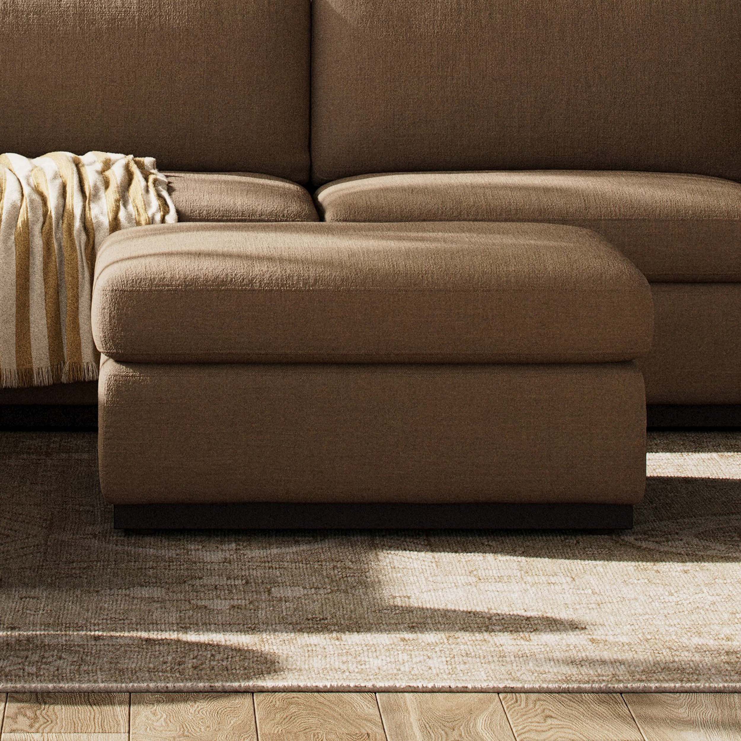 Colt Ottoman, Savoy Ochre by Four Hands - Image 2
