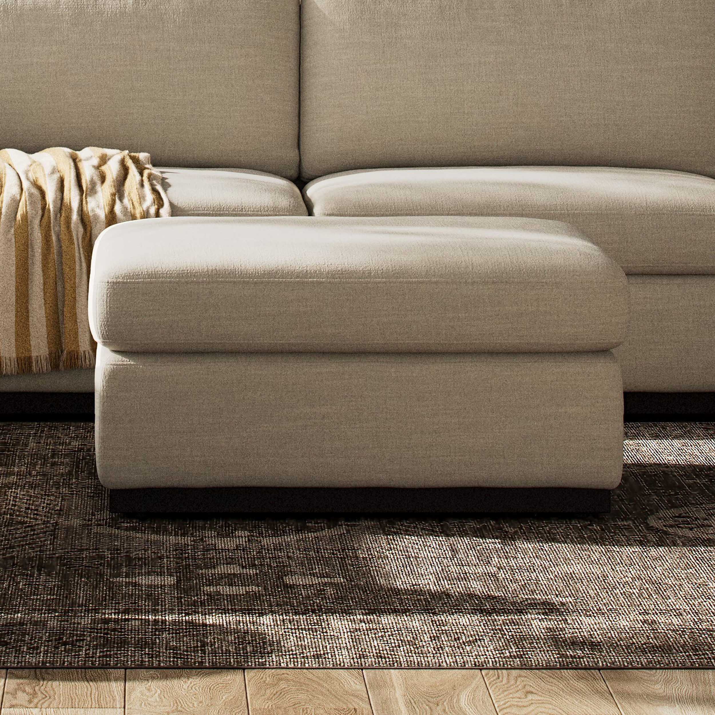Colt Ottoman, Savoy Parchment by Four Hands - Image 2