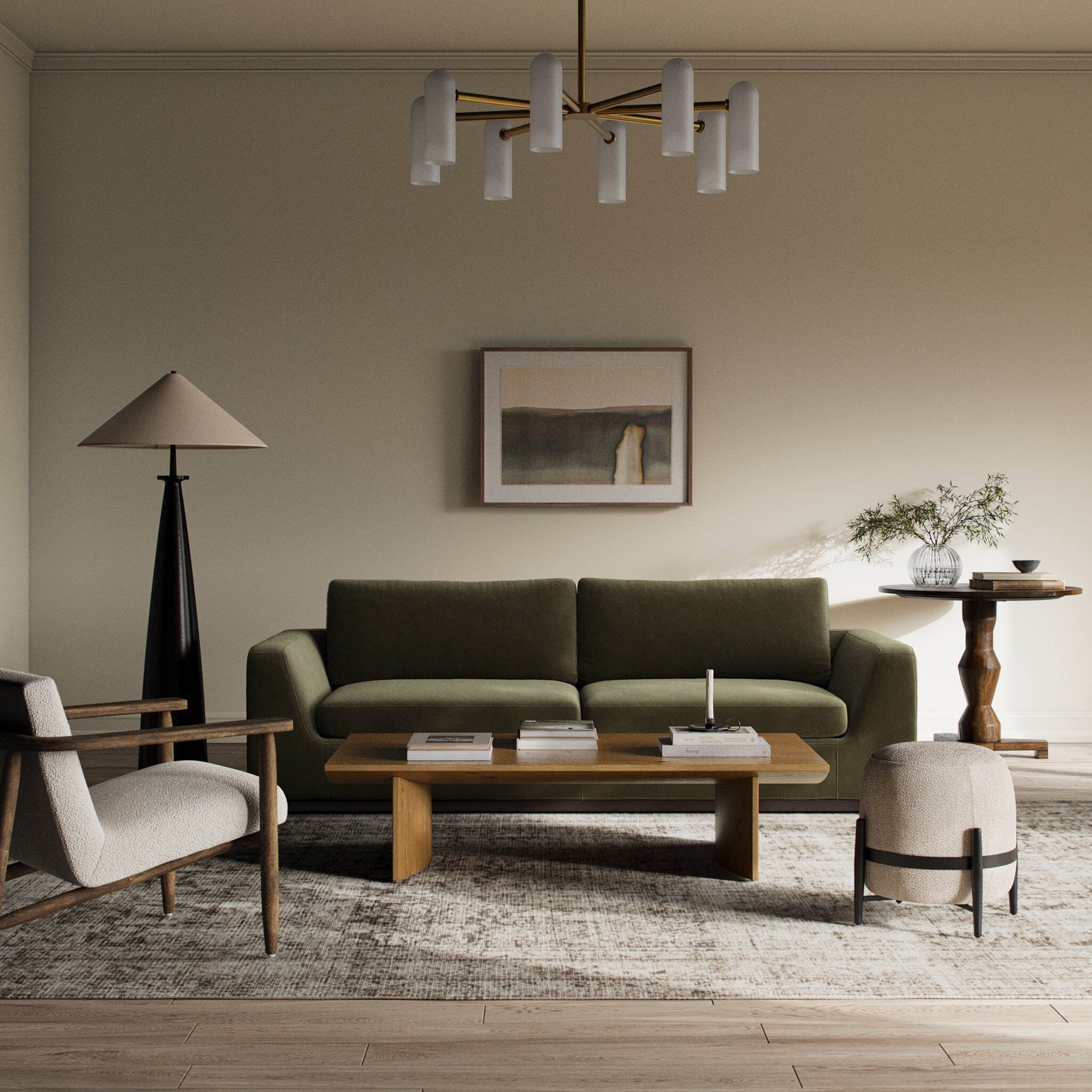 Colt Sofa, Surrey Olive by Four Hands - Image 2