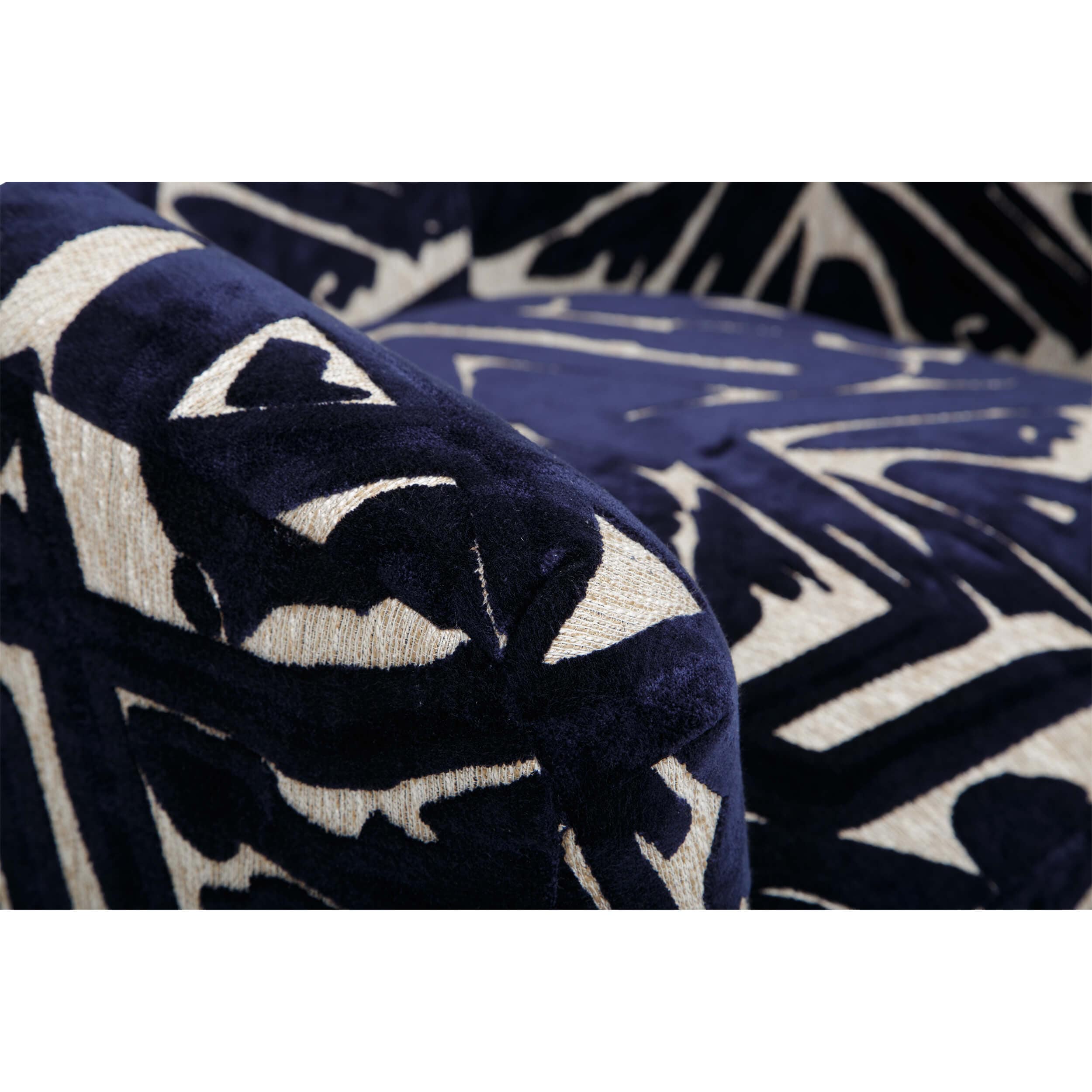 Coltrane Swivel Chair, ACDC Indigo - Image 4