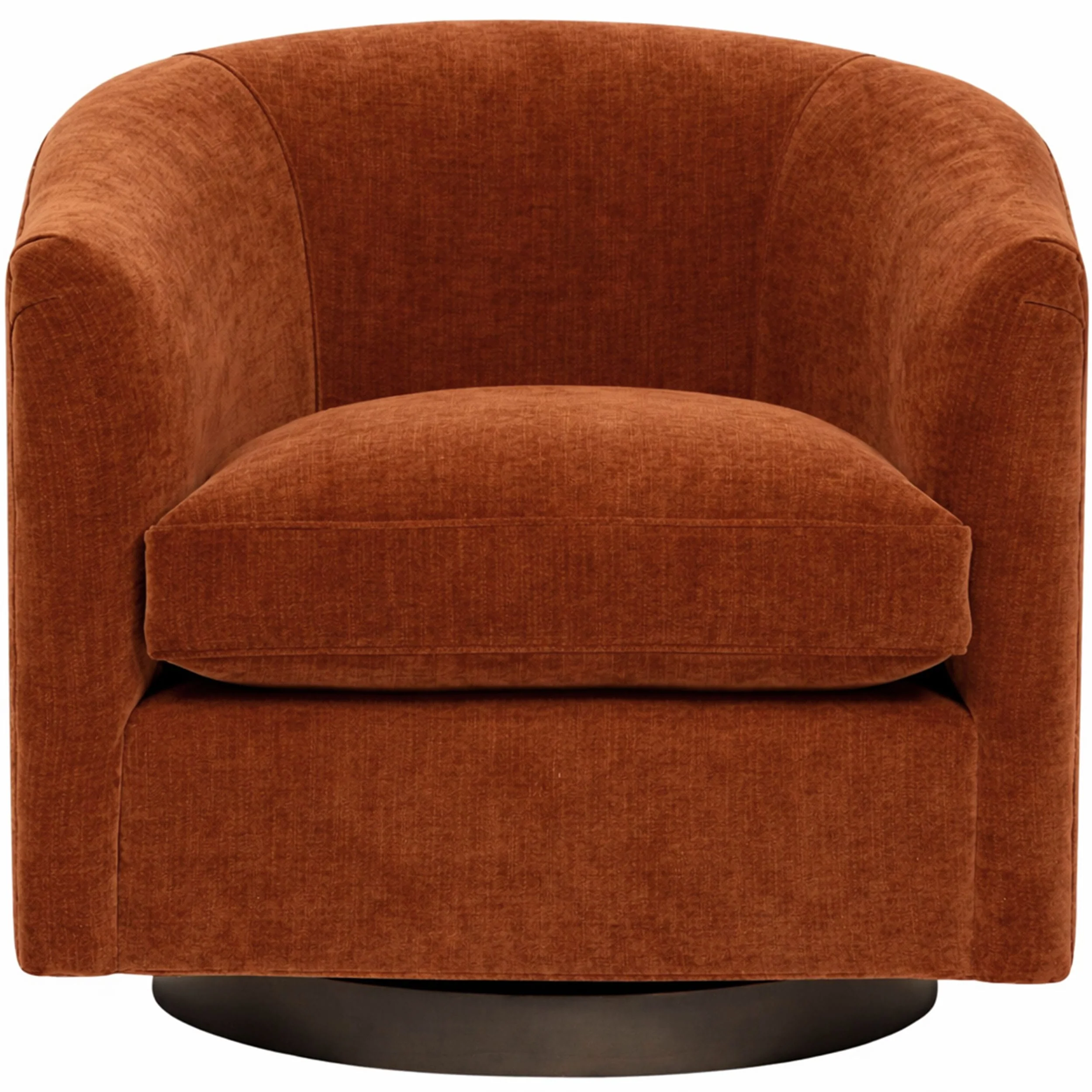 Coltrane Swivel Chair, Athens Sienna - Image 2