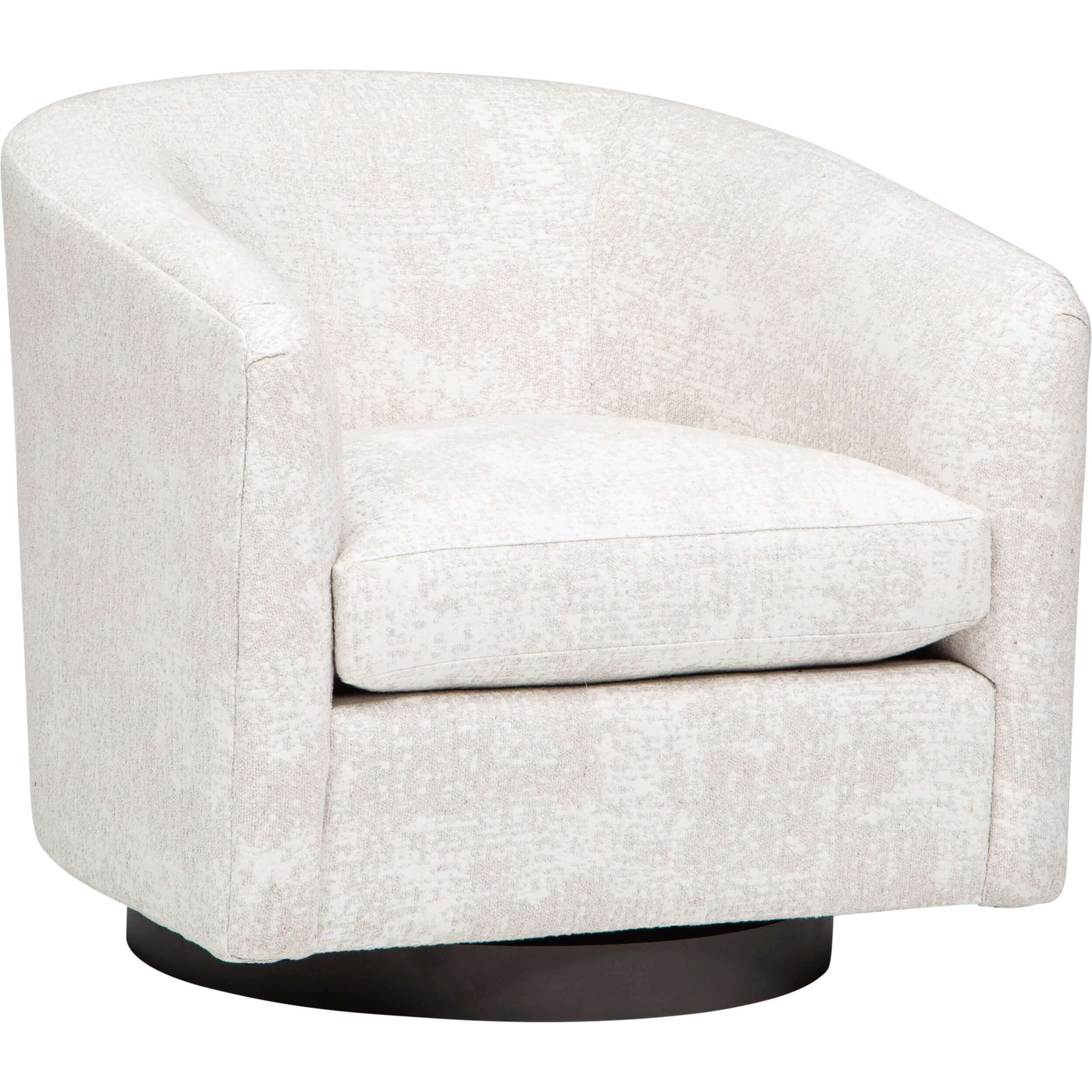 Coltrane Swivel Chair, Positano Oyster