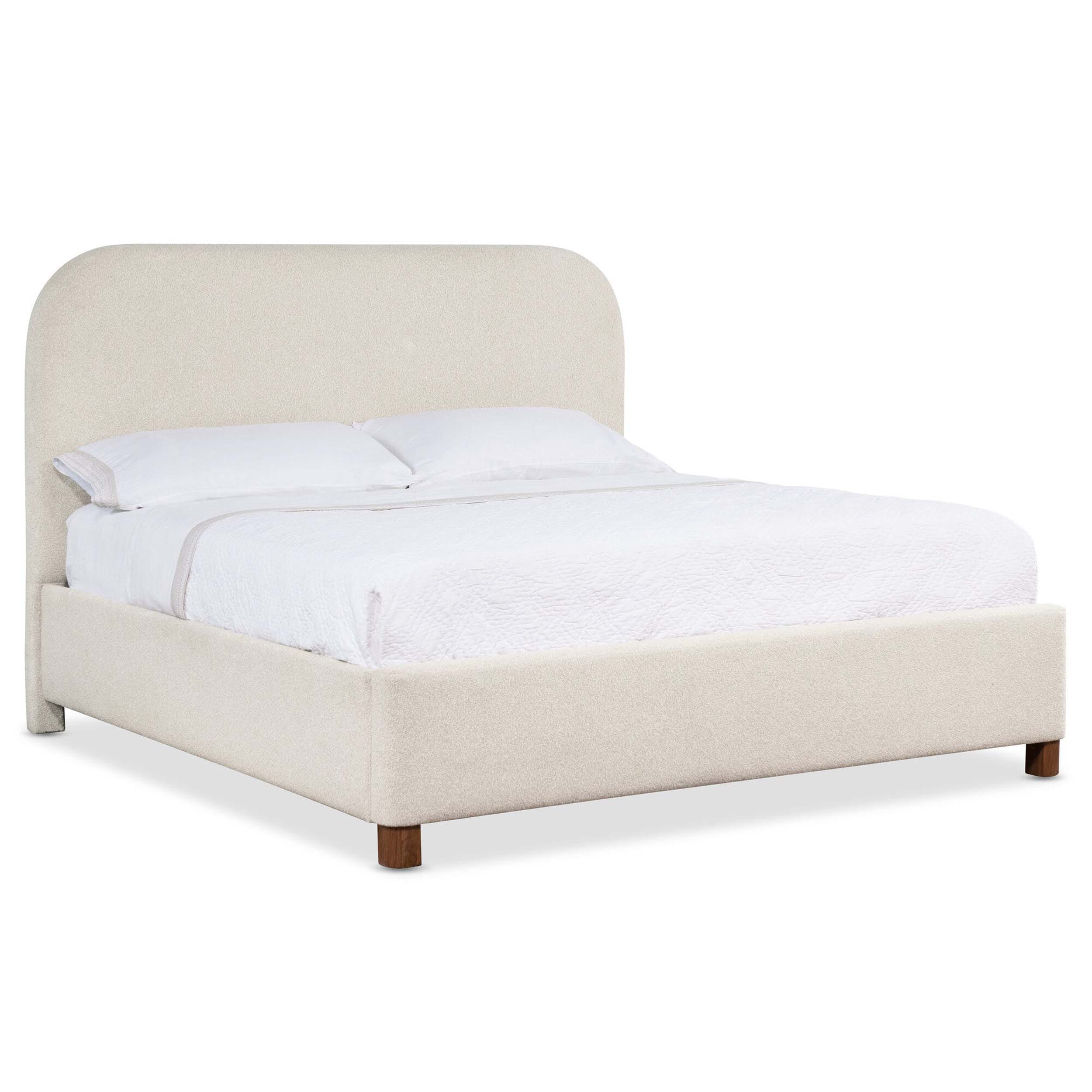 Commerce and Market Upholstered Beds, Cream