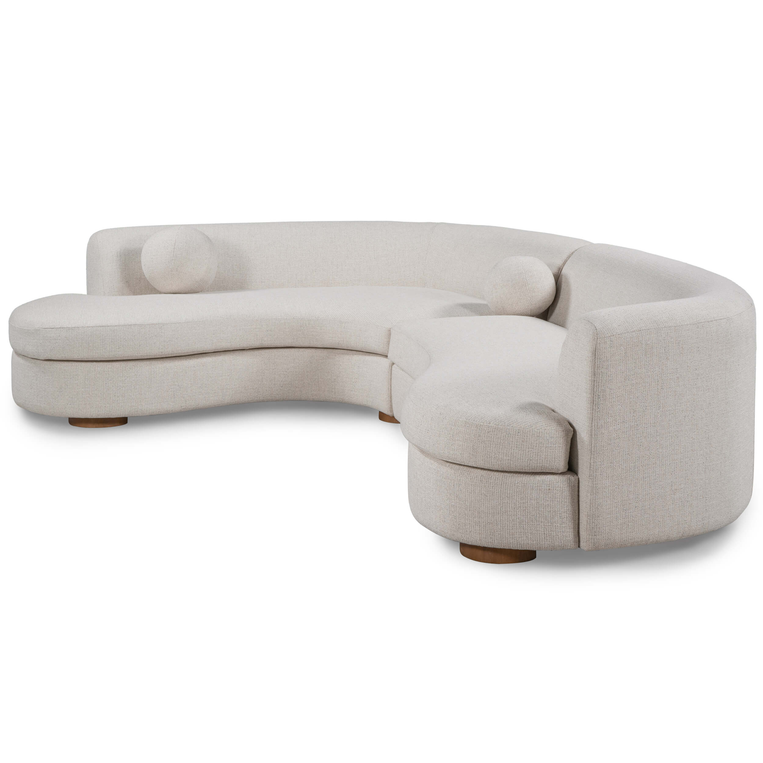 Concord 2 Piece Sectional, Ivory - Image 2
