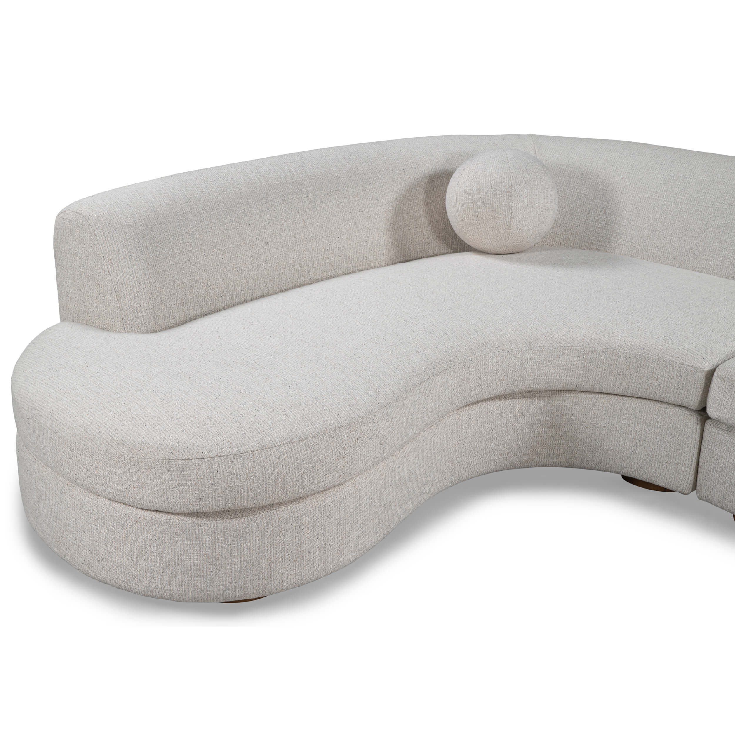 Concord 2 Piece Sectional, Ivory - Image 4