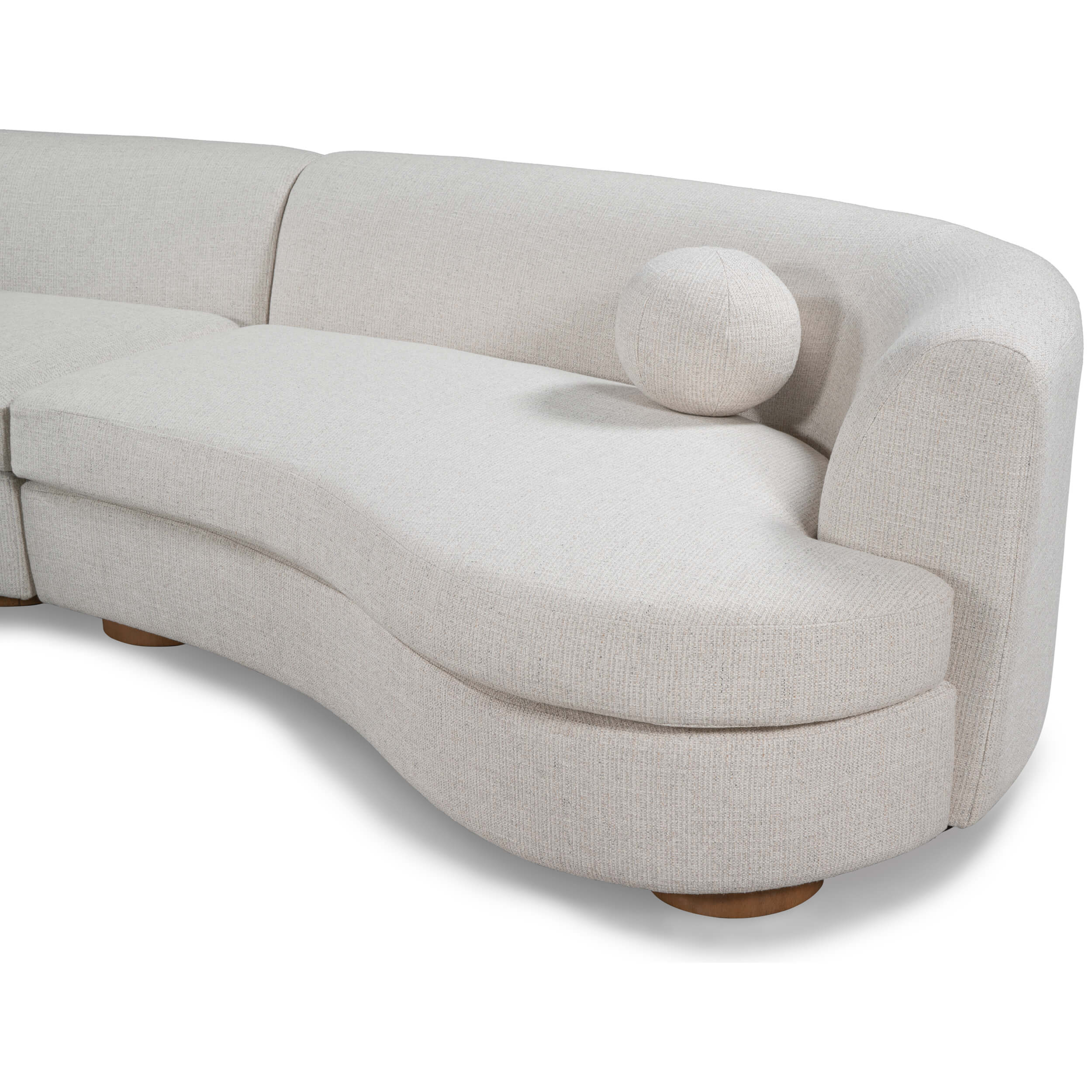 Concord 2 Piece Sectional, Ivory - Image 5