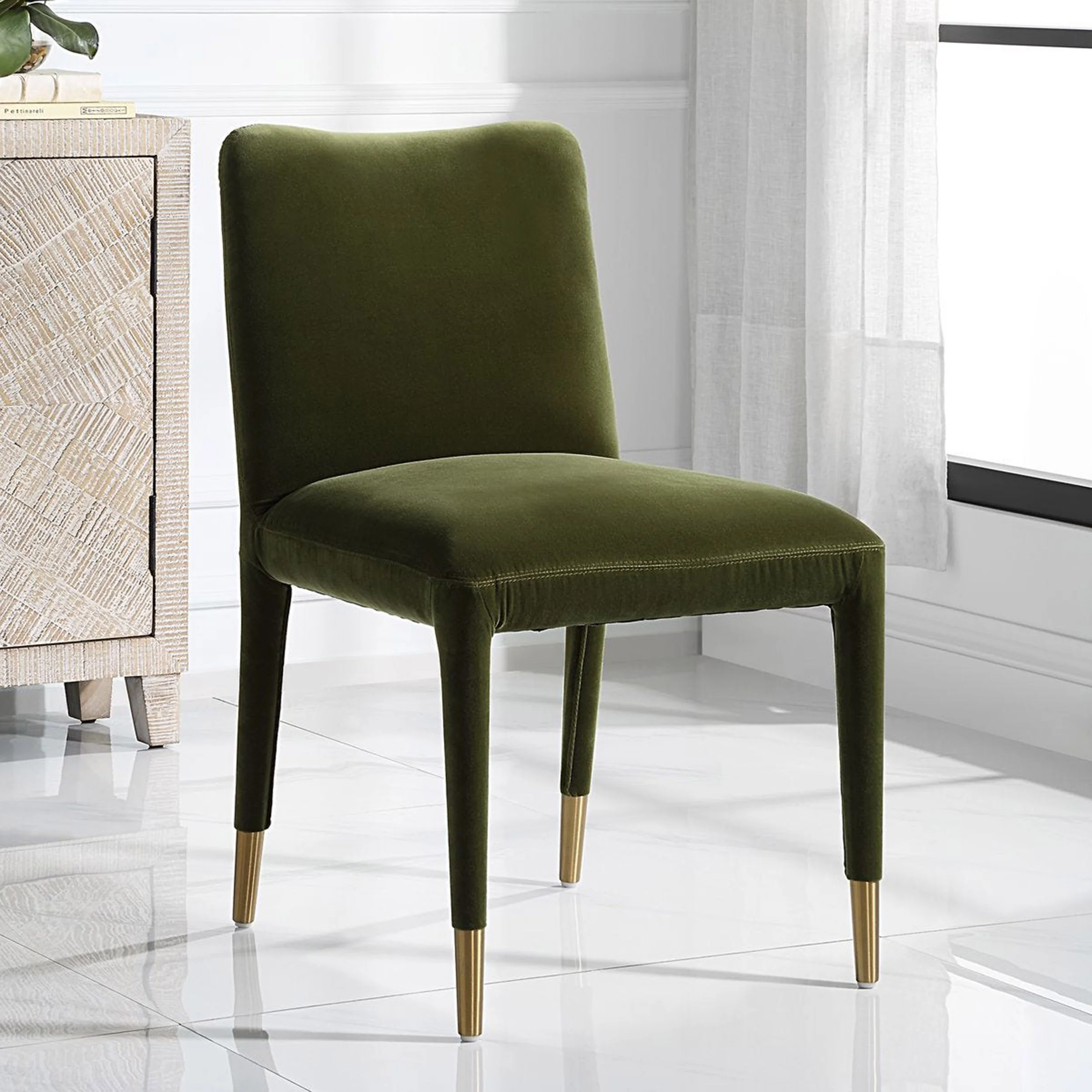 Conifer Dining Chair, Set of 2, Moss - Image 6