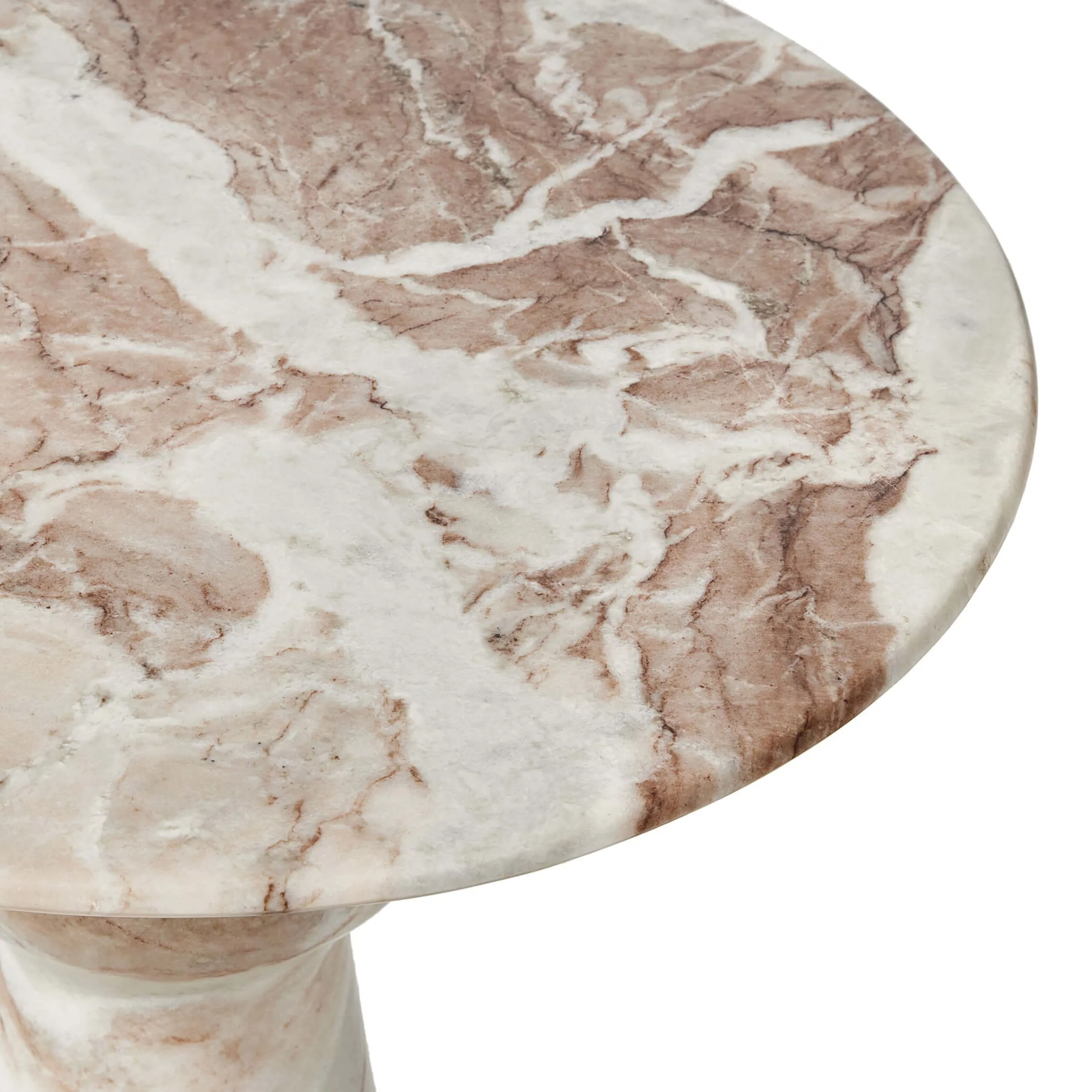 Connie End Table, Sawar Marble by Four Hands - Image 2