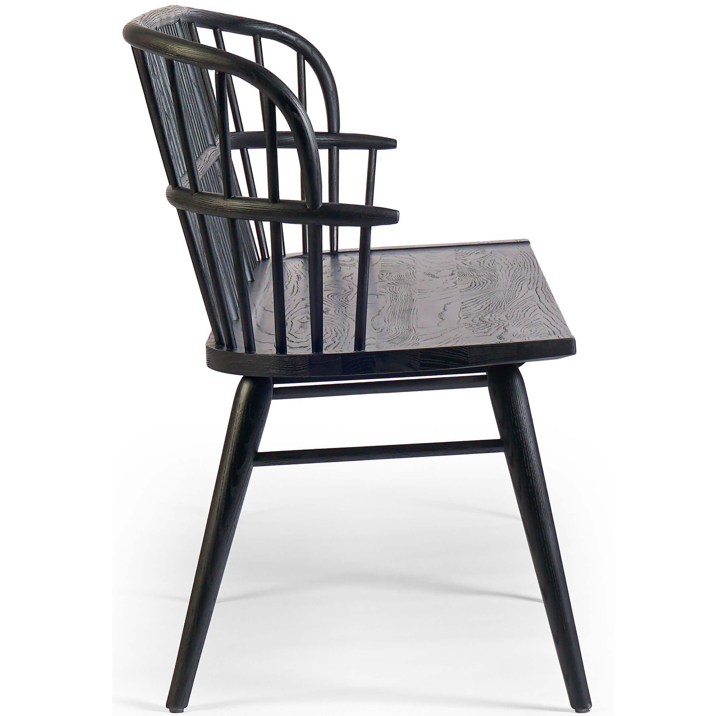 Connor Bench, Black by Four Hands - Image 3