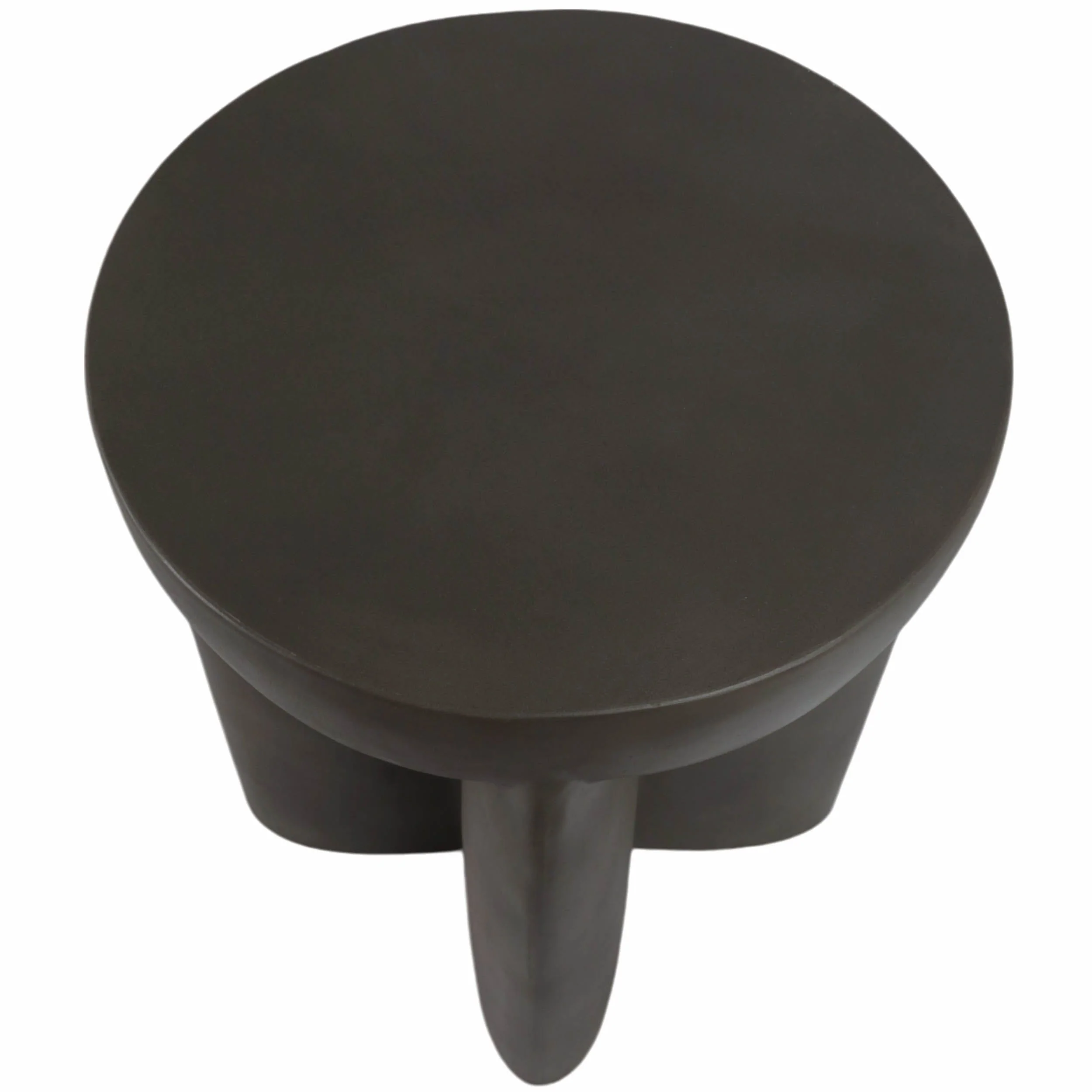 Contemporary Accent Table, Dark Grey - Image 3